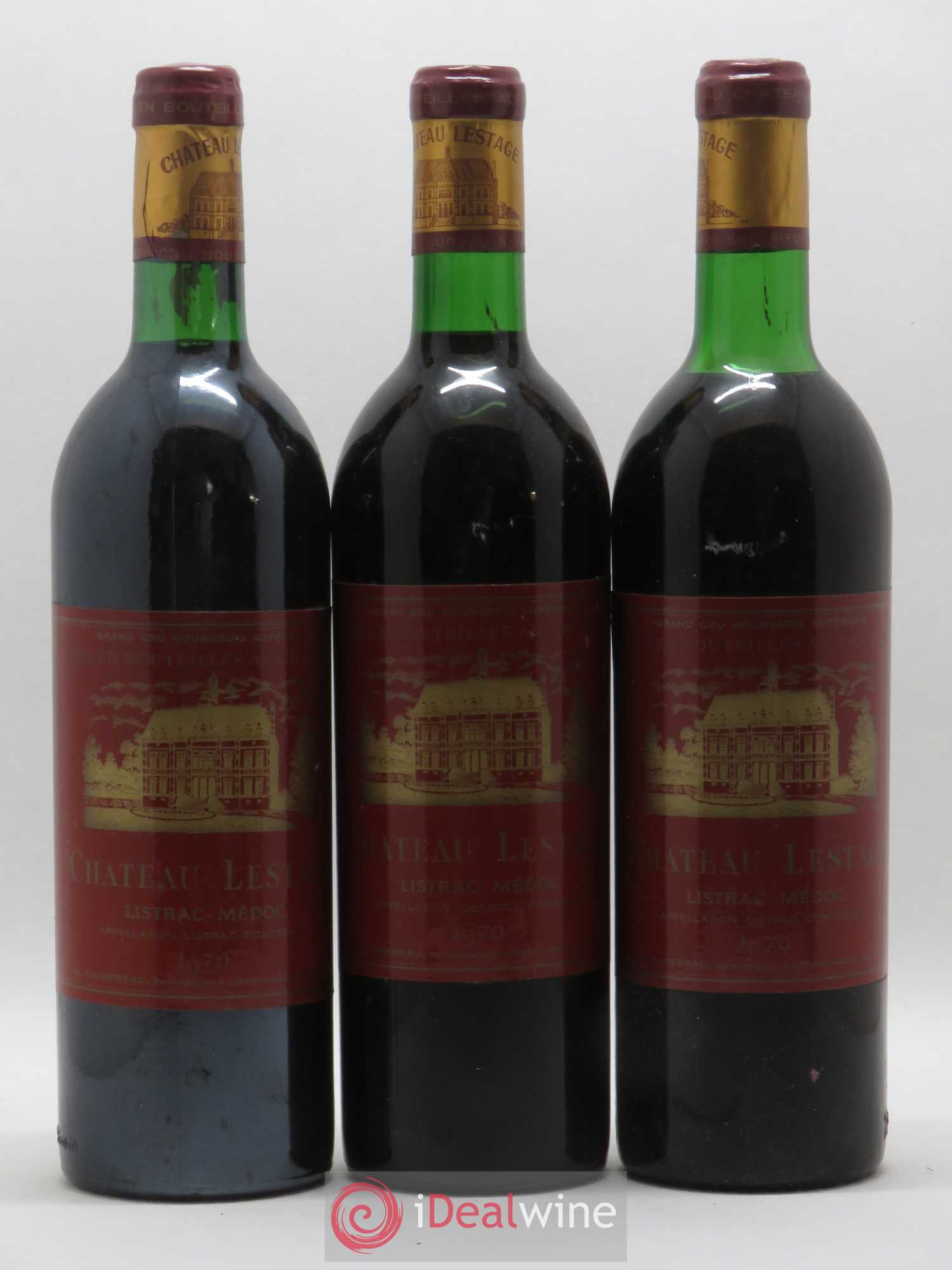 Château Lestage Cru Bourgeois (sans prix de réserve) 1970 - Lot de 6 bouteilles - 1