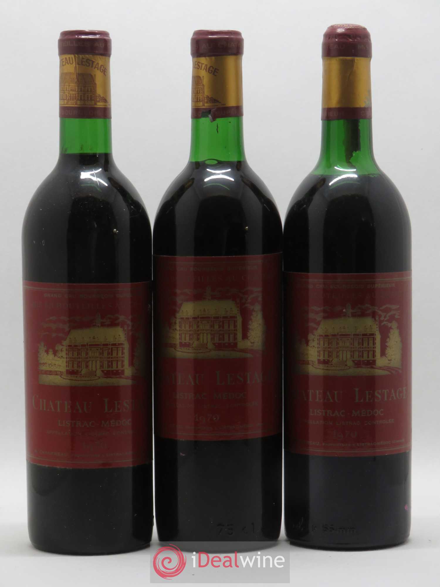 Château Lestage Cru Bourgeois (sans prix de réserve) 1970 - Lot de 6 bouteilles - 2