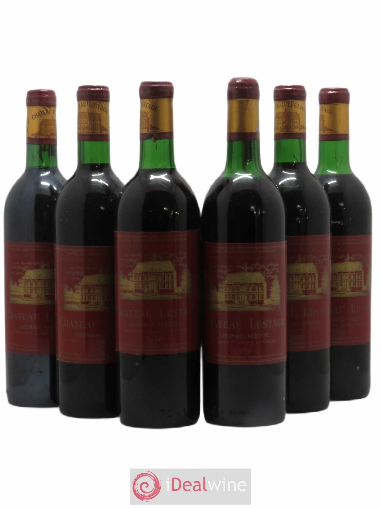 Château Lestage Cru Bourgeois (sans prix de réserve) 1970 - Lot de 6 bouteilles - 0
