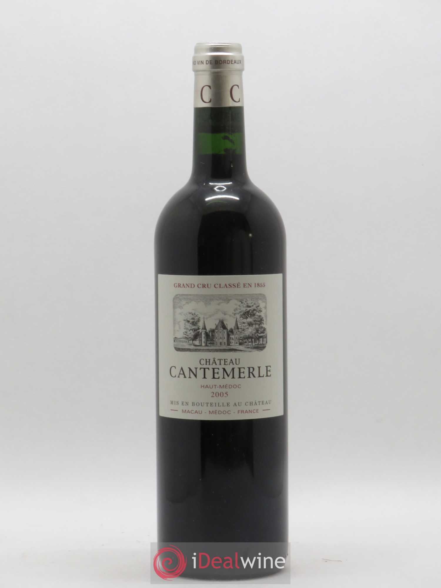 Château Cantemerle 5ème Grand Cru Classé 2005 - Lot de 1 bouteille - 0