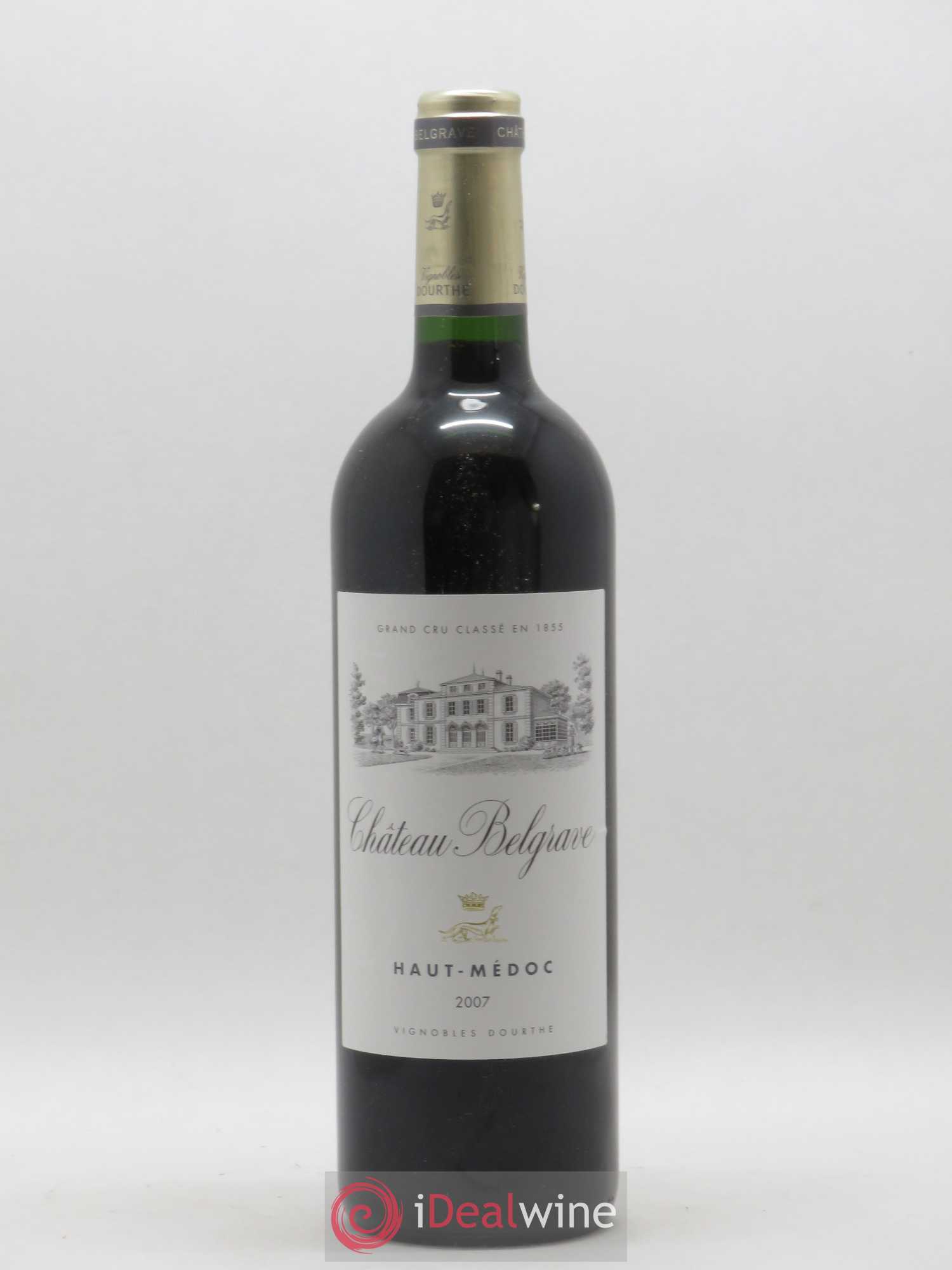 Château Belgrave 5ème Grand Cru Classé 2007 - Lot de 1 bouteille - 0