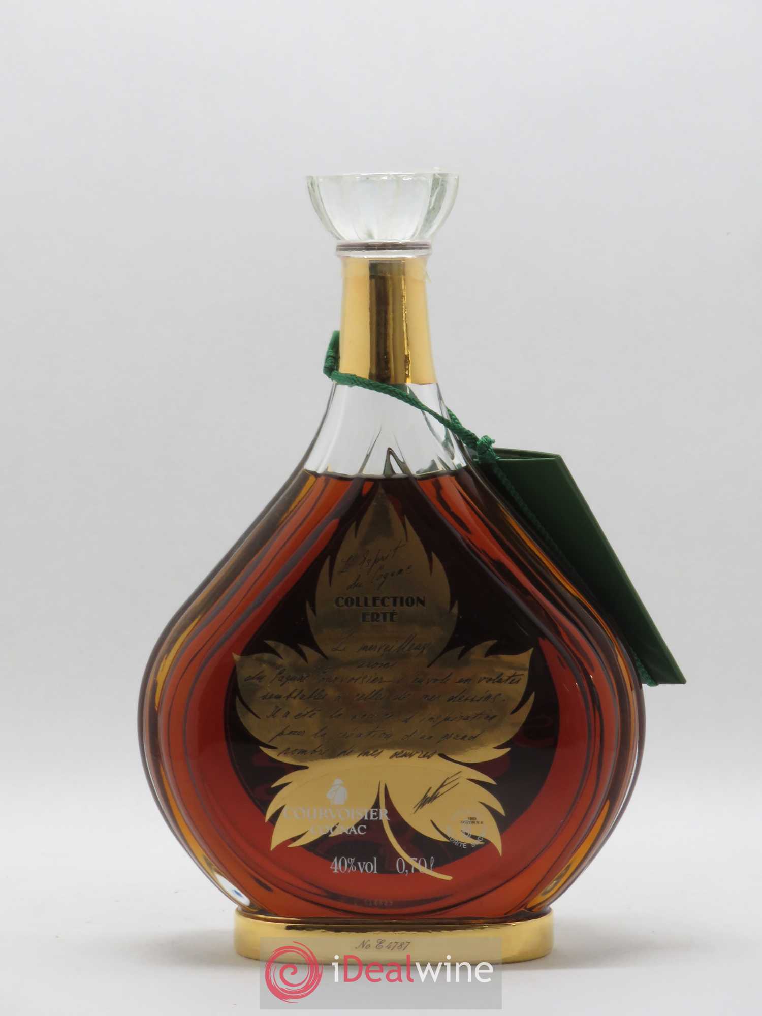 Cognac Courvoisier Collection Erté N°2 Esprit du cognac - Lot de 1 bouteille - 1