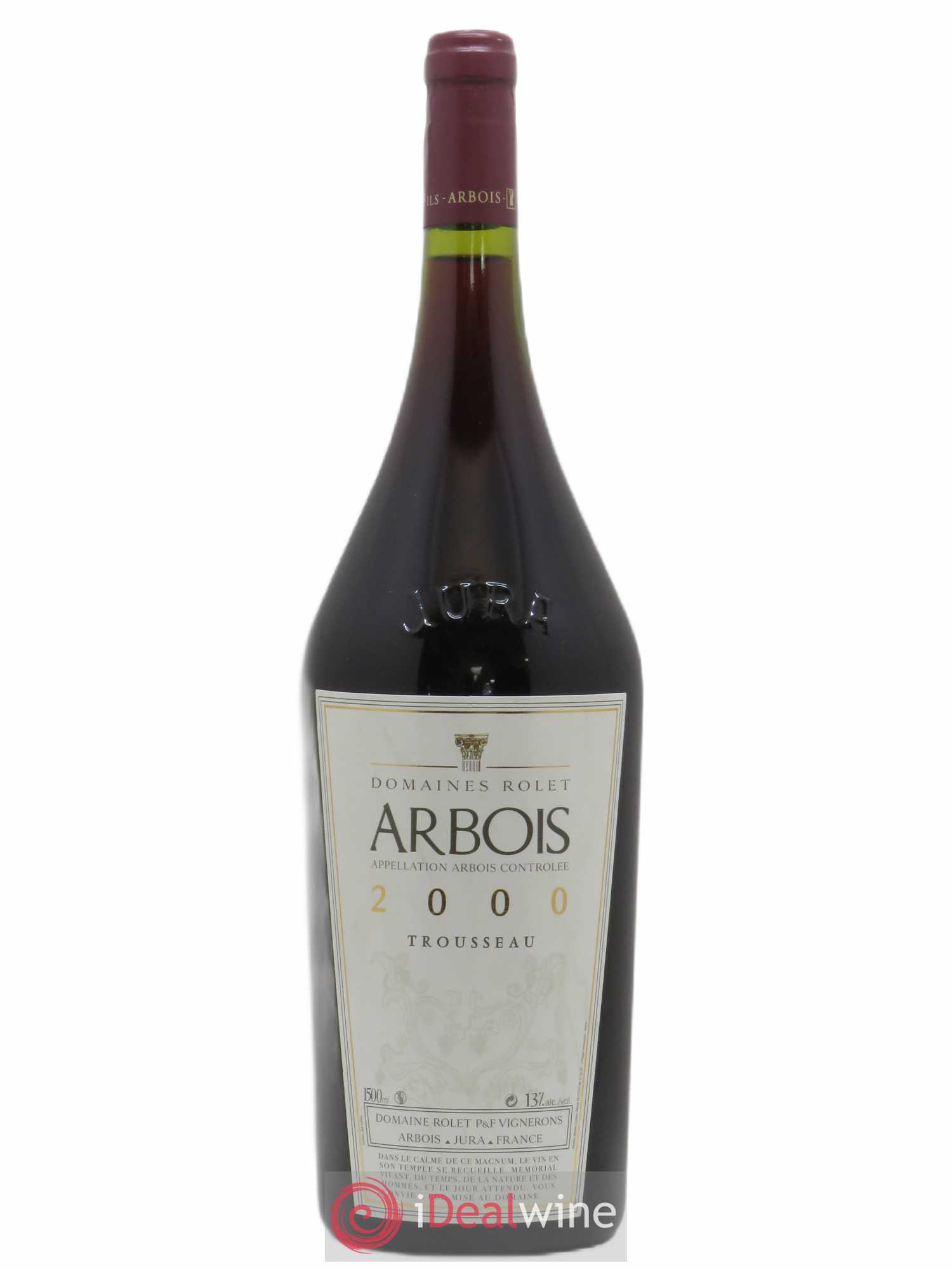 Arbois Trousseau Domaine Rolet (senza prezzo di riserva) 2000 - Lotto di 1 magnum - 0