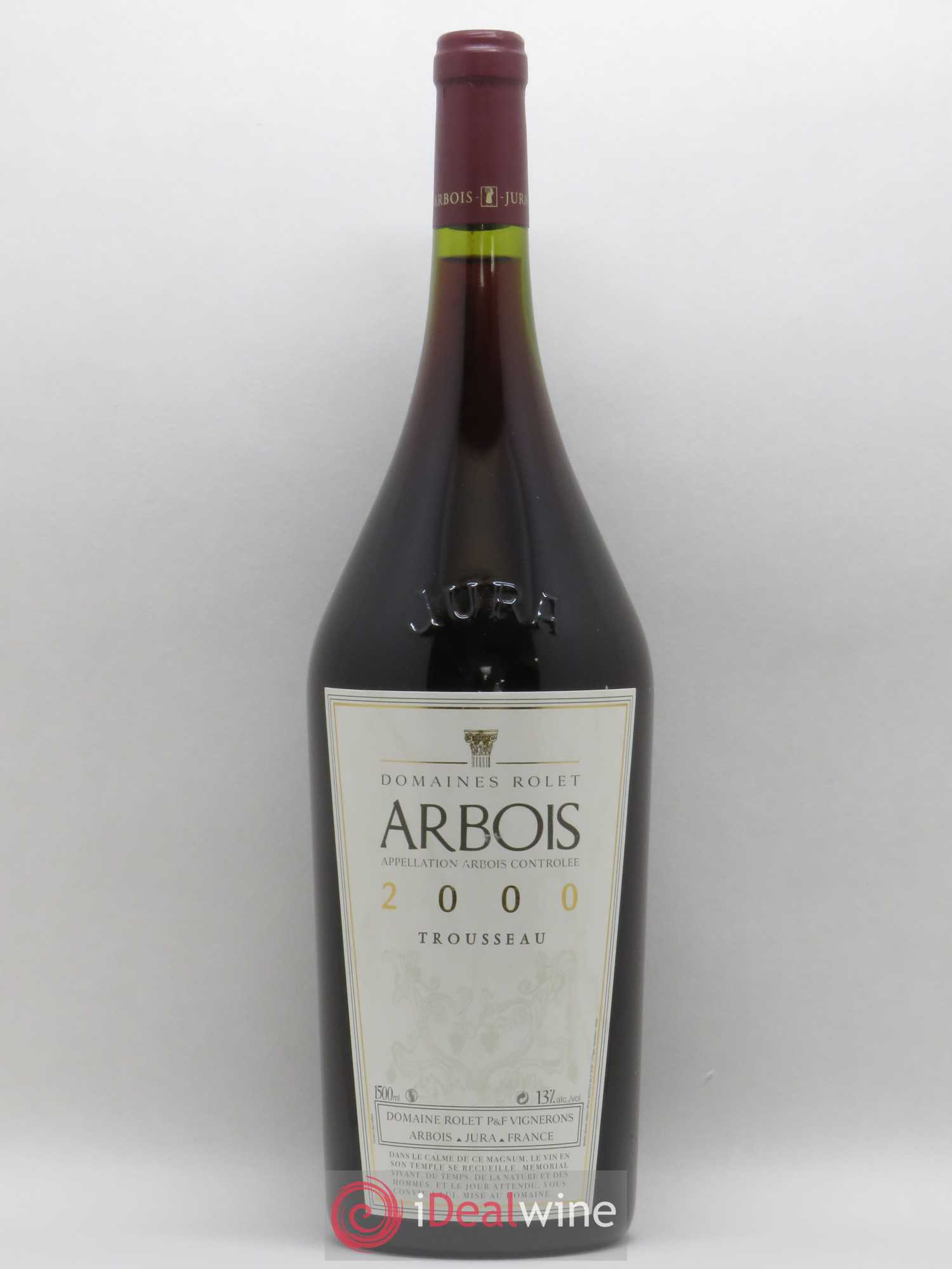 Arbois Trousseau Domaine Rolet 2000 - Lot de 1 magnum - 0