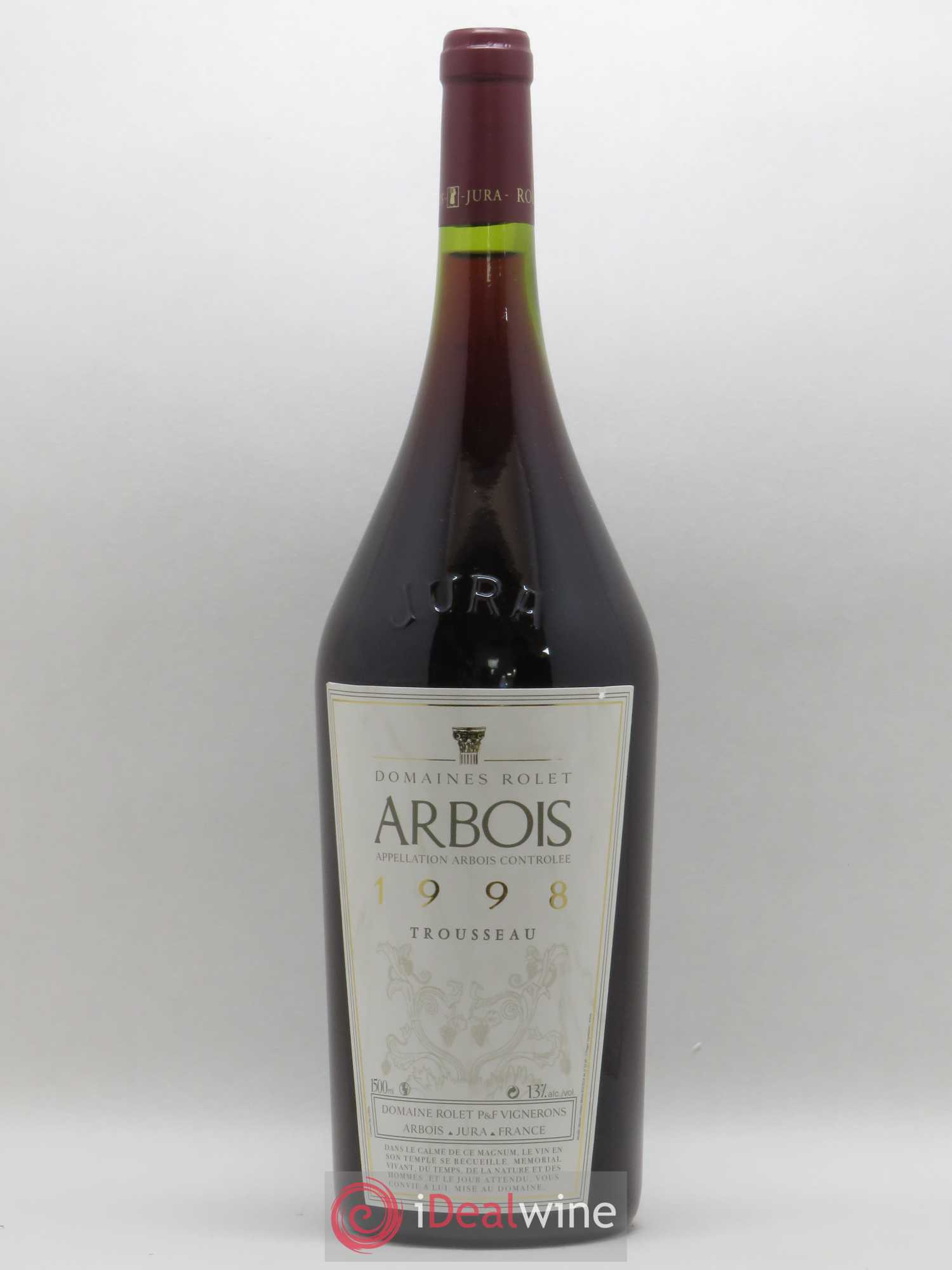 Arbois Trousseau Domaine Rolet 1998 - Lot de 1 magnum - 0