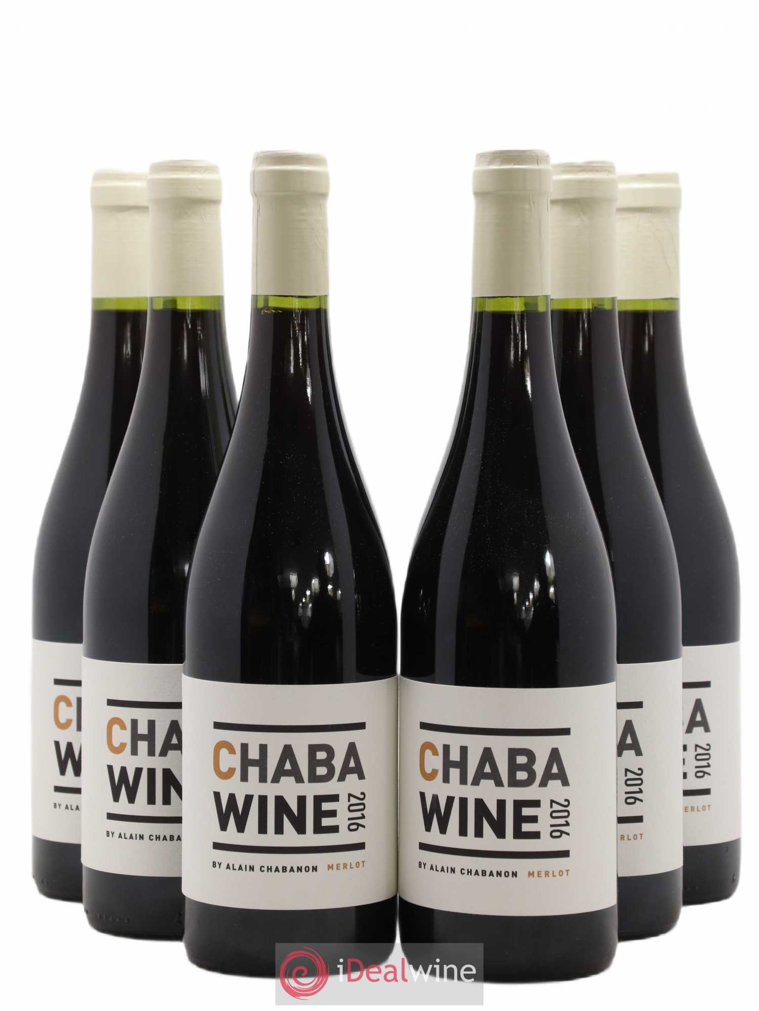 Languedoc Chabawine Merlot Alain Chabanon (sans prix de réserve) 2016 - Posten von 6 Flaschen - 0