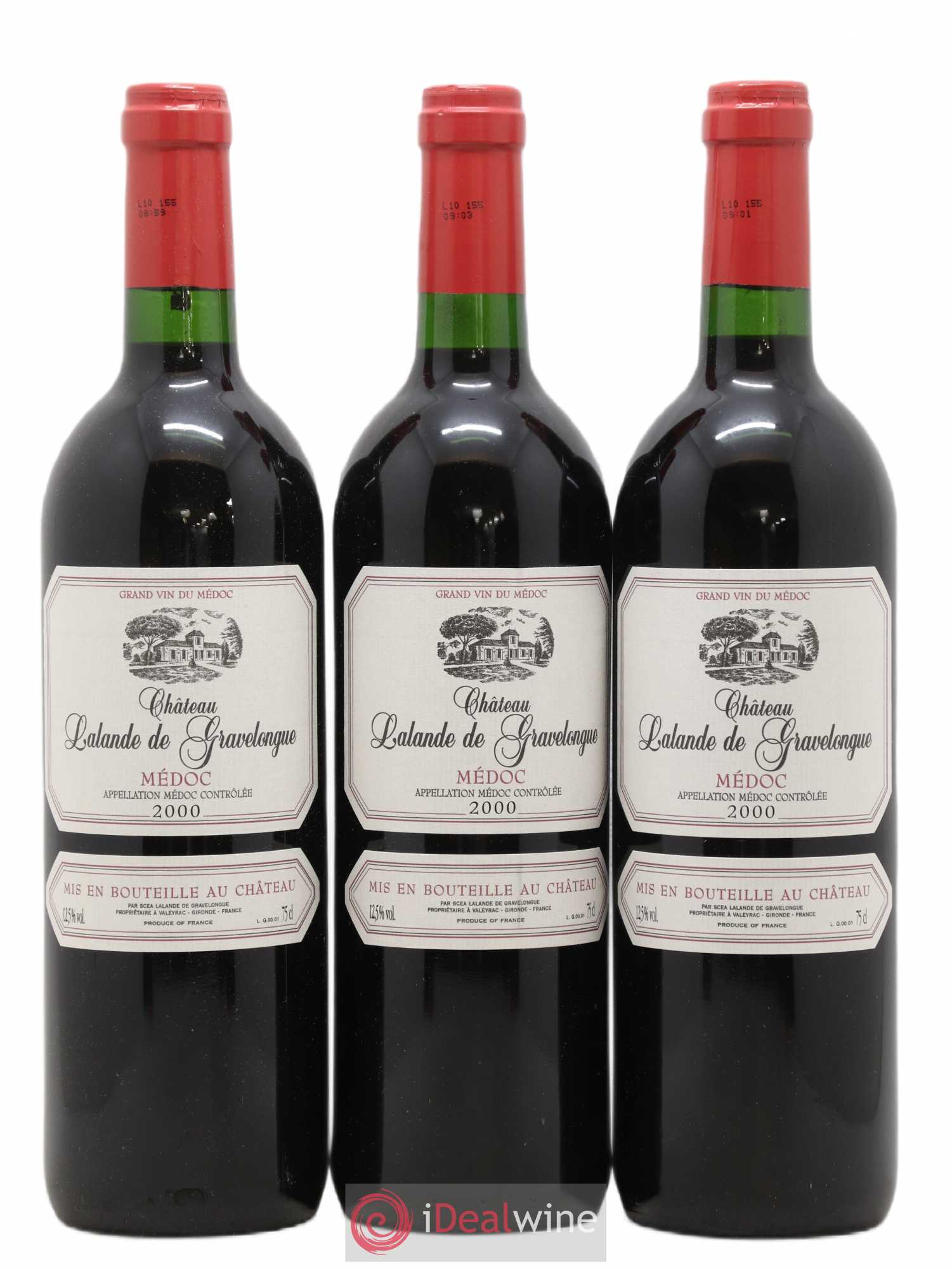Médoc Château Lalande de Gravelongue (sans prix de réserve) 2000 - Posten von 6 Flaschen - 2