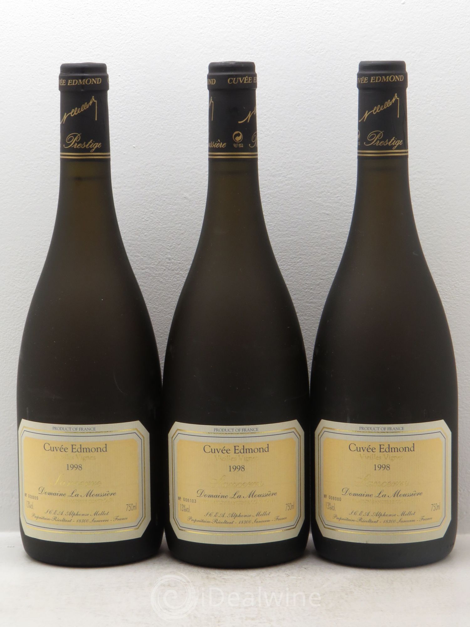 Sancerre Cuvée Edmond Alphonse Mellot 1998 - Posten von 3 Flaschen - 0