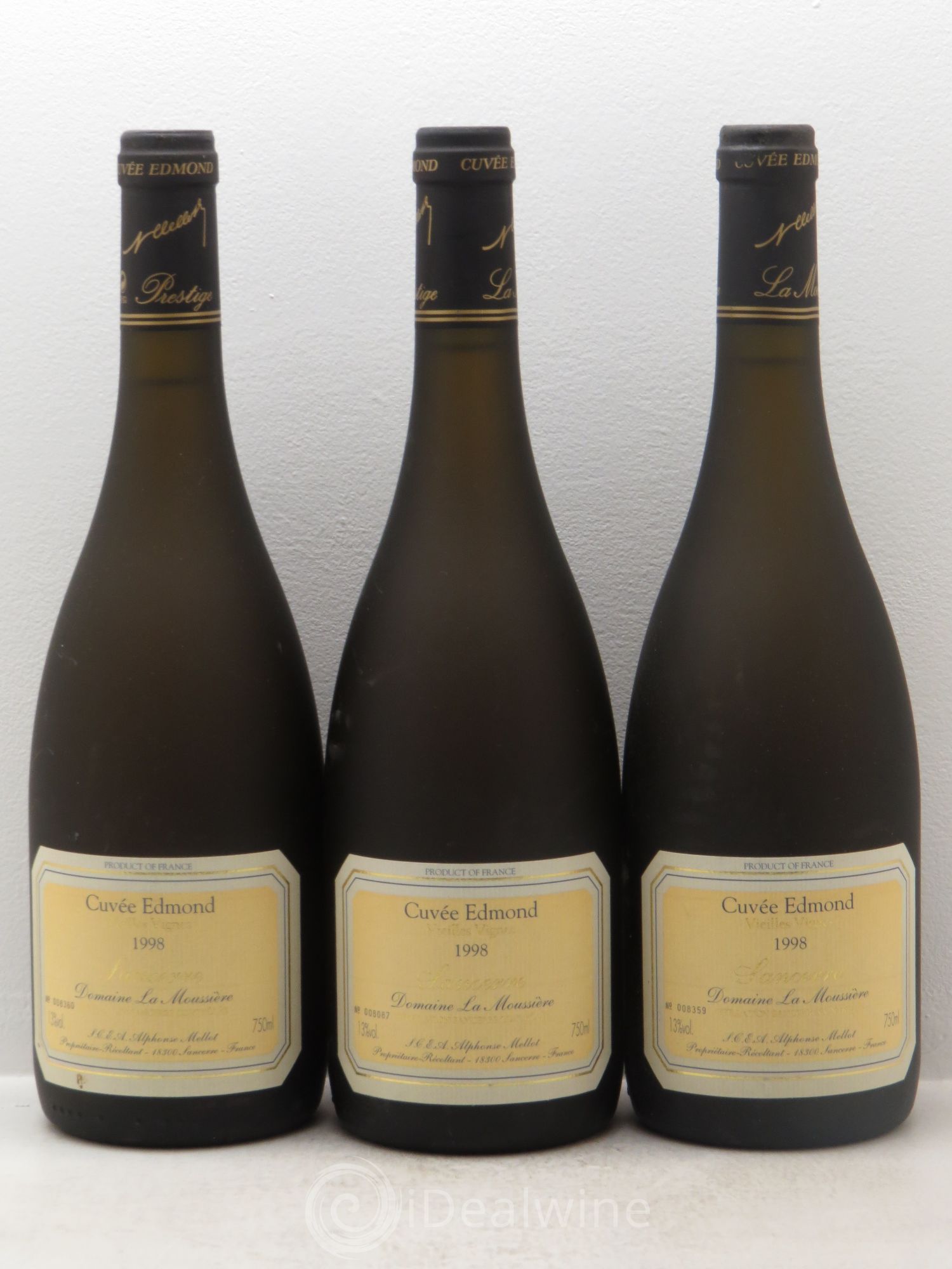 Sancerre Cuvée Edmond Alphonse Mellot 1998 - Posten von 3 Flaschen - 0