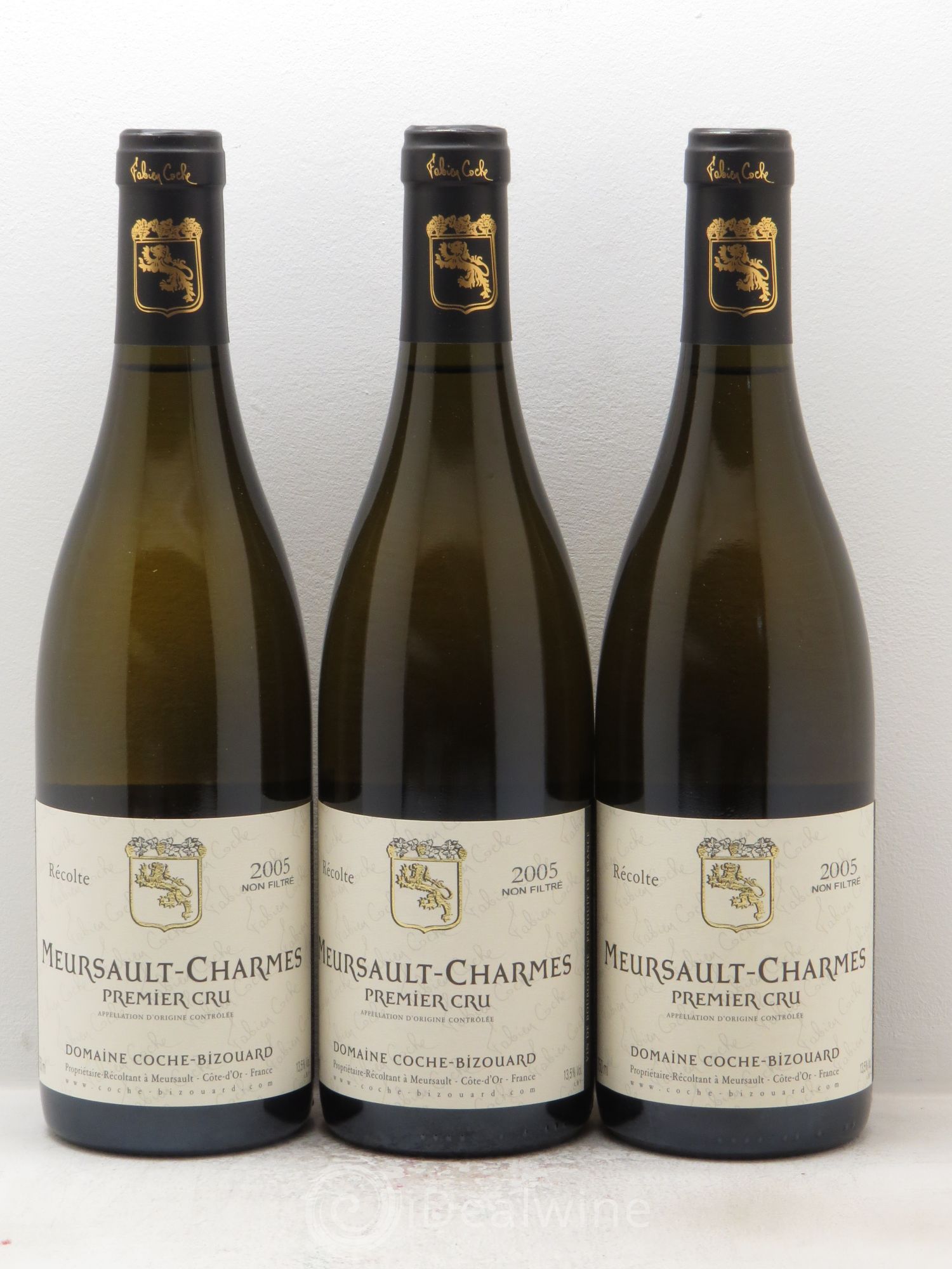 Meursault 1er Cru Fabien Coche-Bizouard 2005 - Posten von 3 Flaschen - 0