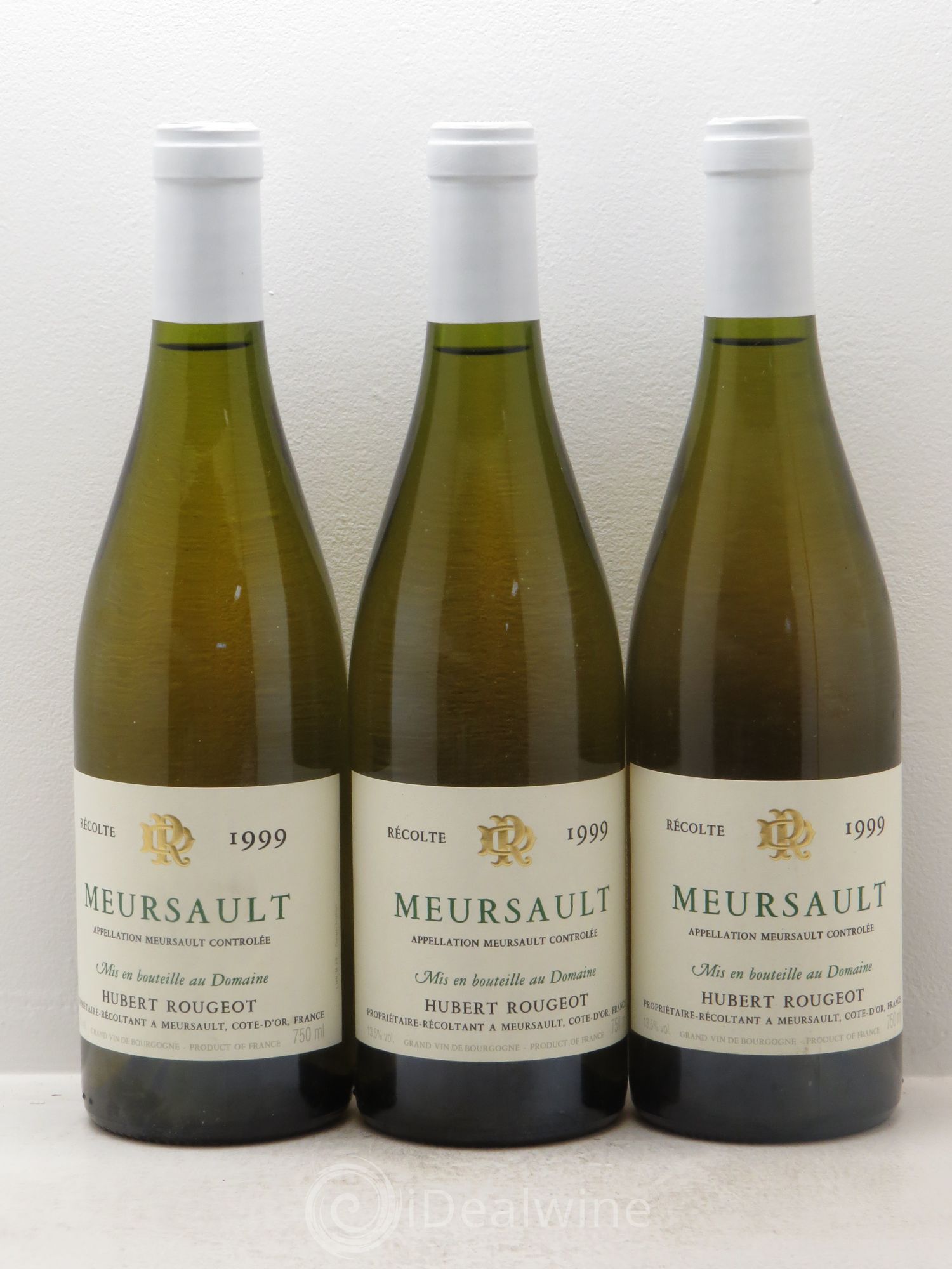 Meursault Hubert Rougeot 1999 - Posten von 3 Flaschen - 0