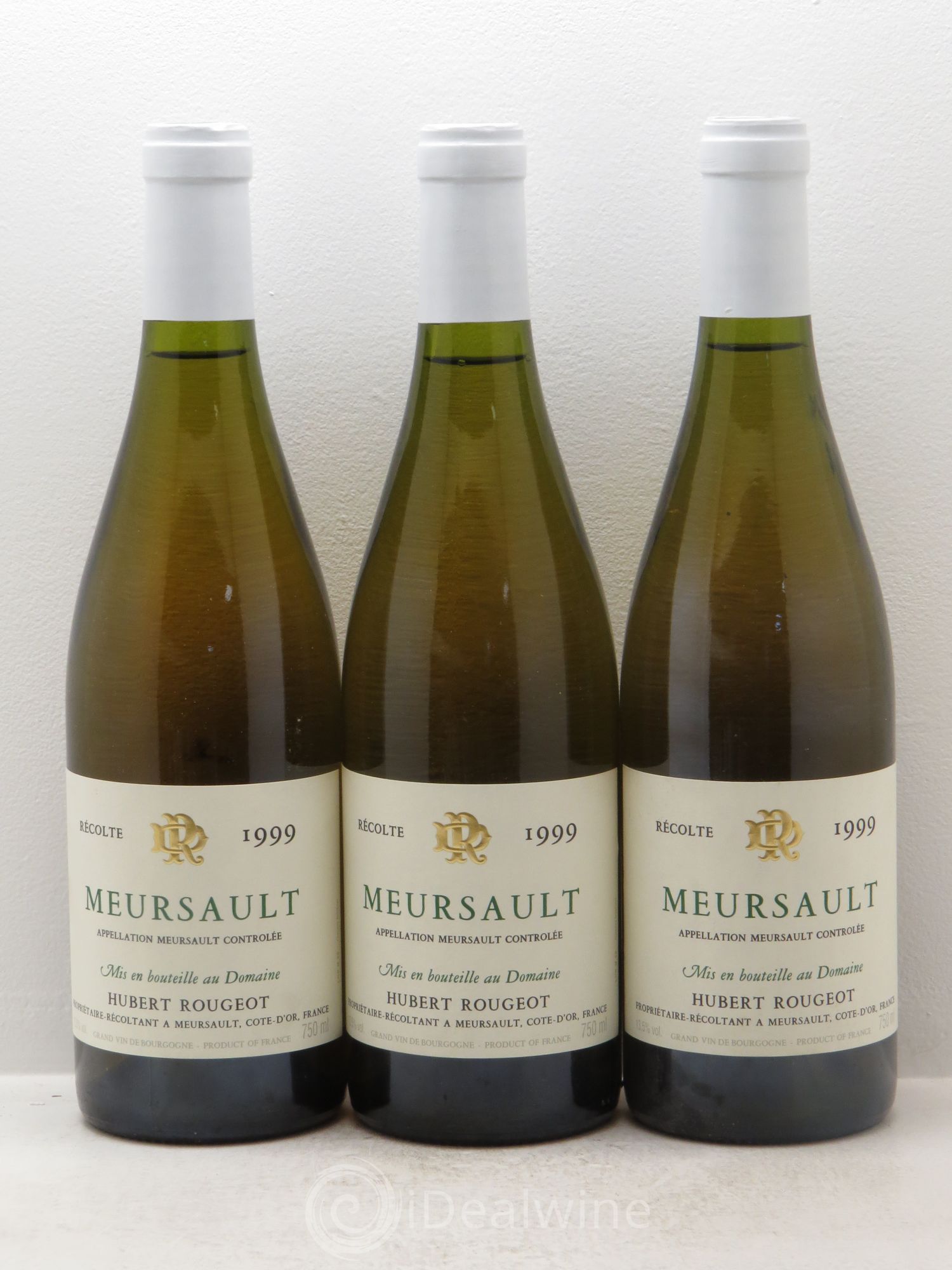 Meursault Hubert Rougeot 1999 - Posten von 3 Flaschen - 0
