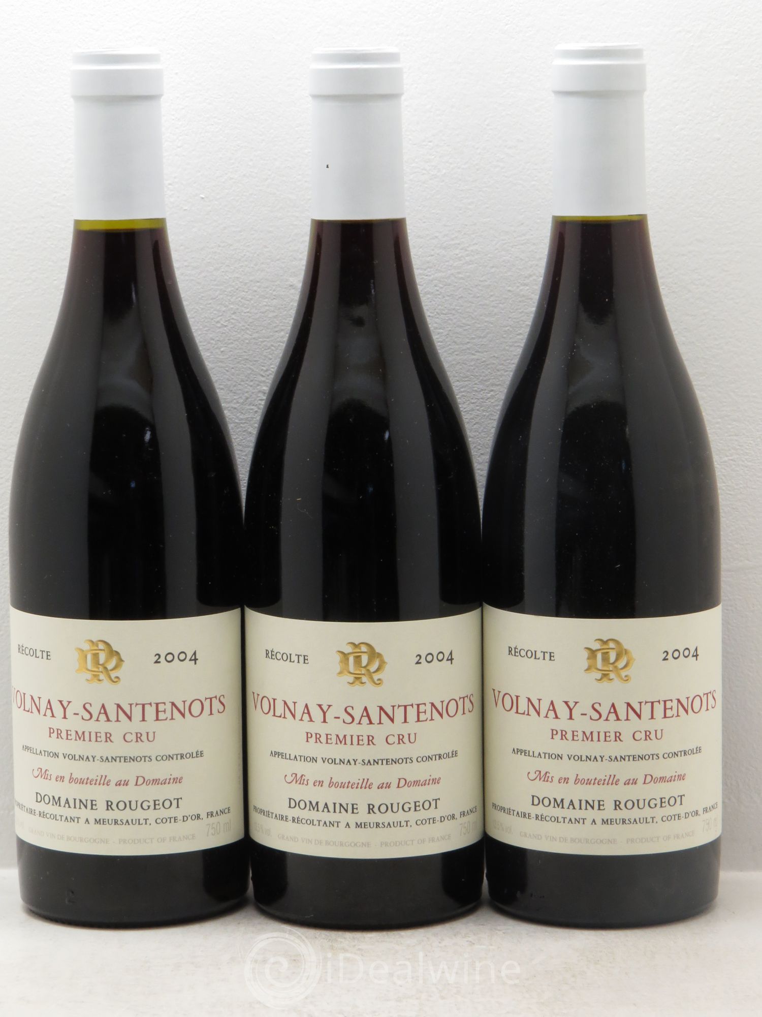 Volnay 1er Cru Domaine Rougeot 2004 - Lot de 3 bouteilles - 0