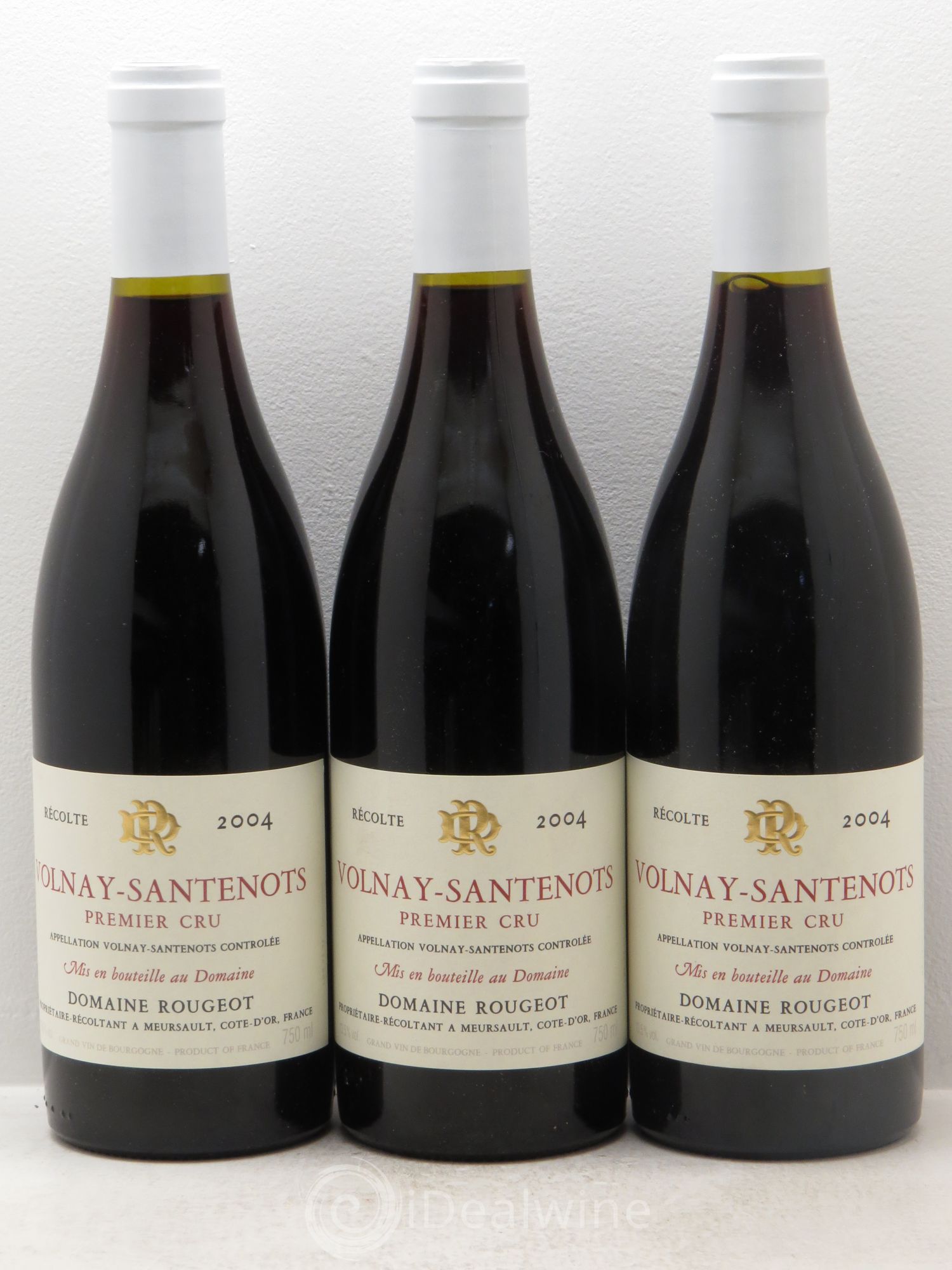 Volnay 1er Cru Domaine Rougeot 2004 - Lot de 3 bouteilles - 0