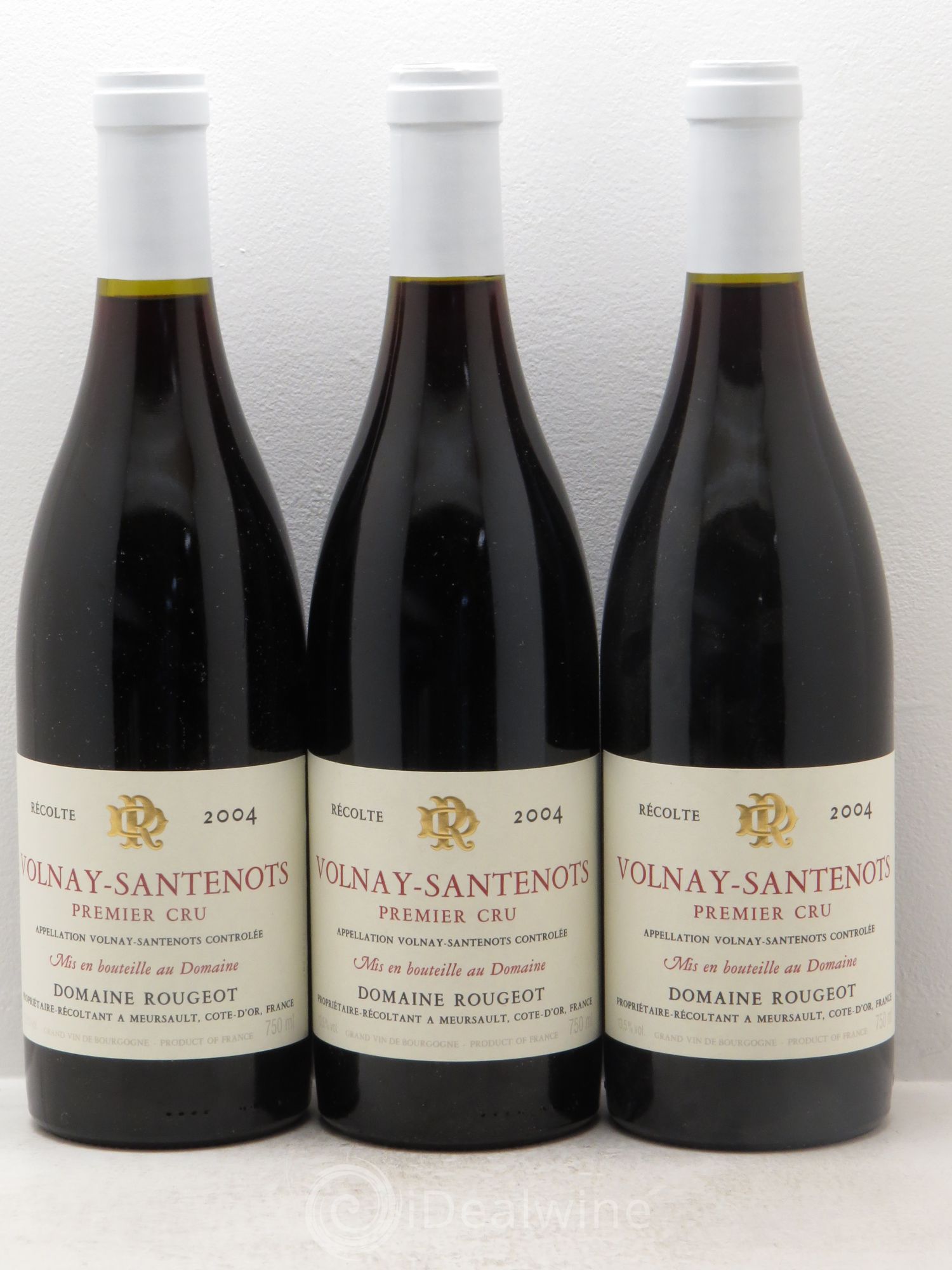Volnay 1er Cru Domaine Rougeot 2004 - Lot de 3 bouteilles - 0