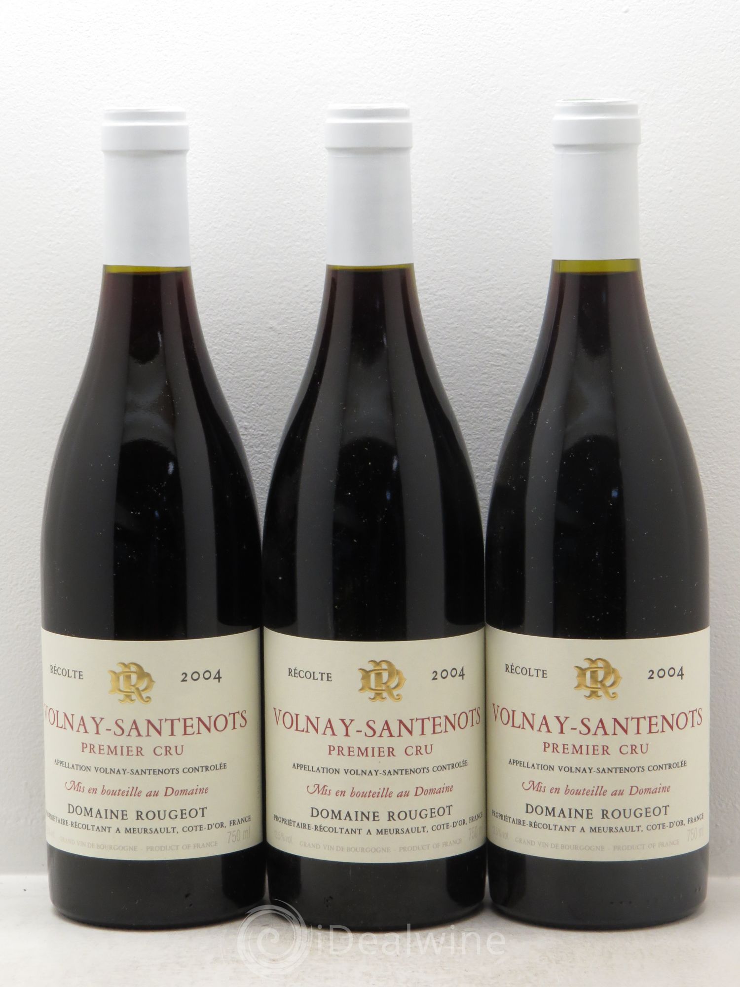 Volnay 1er Cru Domaine Rougeot 2004 - Lot de 3 bouteilles - 0