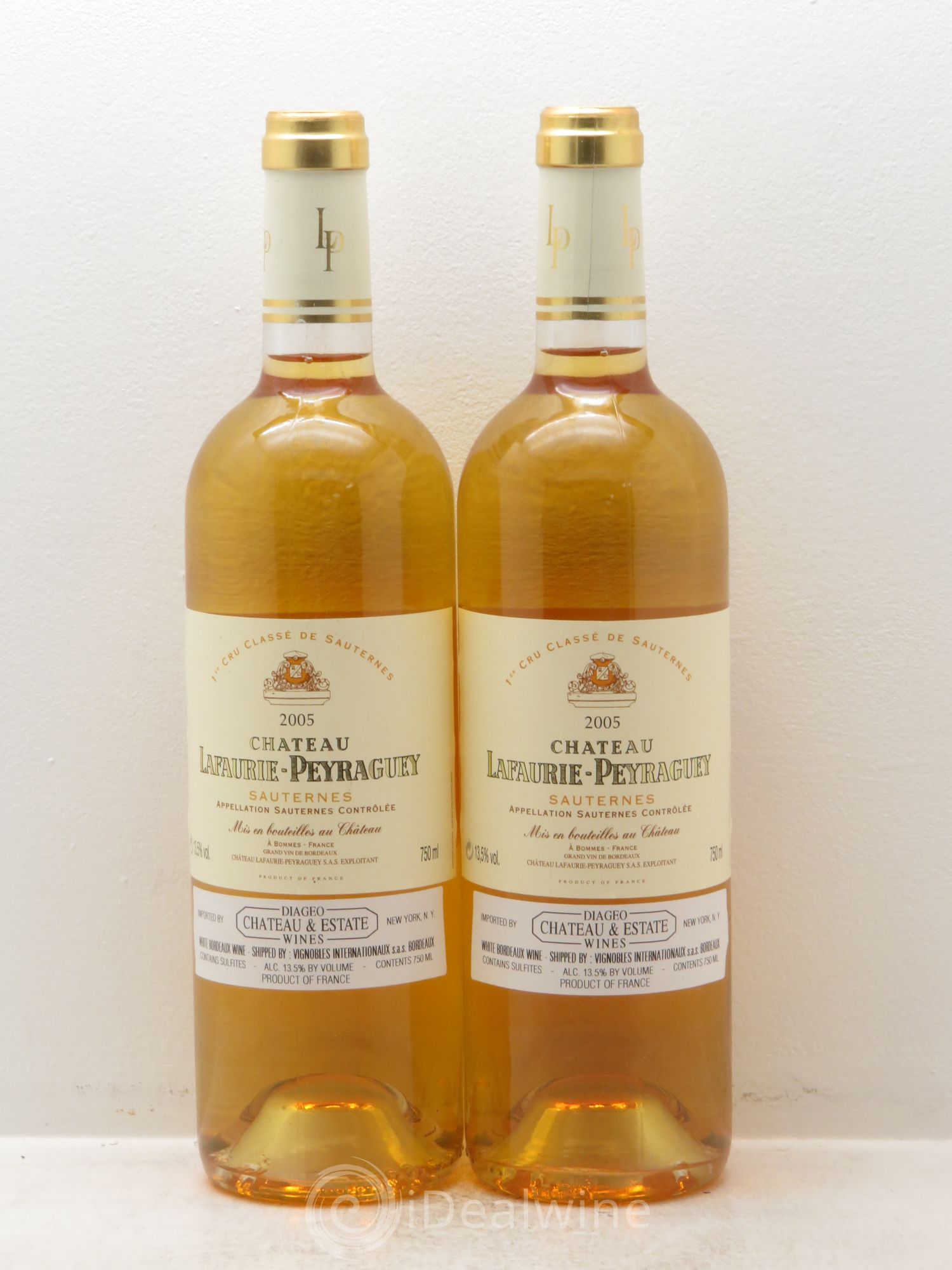 Château Lafaurie-Peyraguey 1er Grand Cru Classé 2005 - Lotto di 2 bottiglie - 0