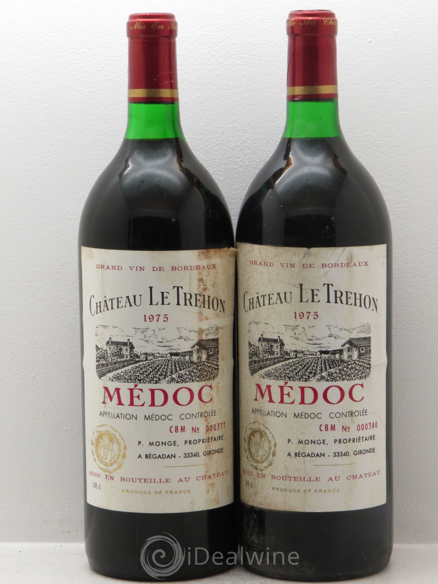 Bordeaux 1975 - Posten von 2 Magnum - 0