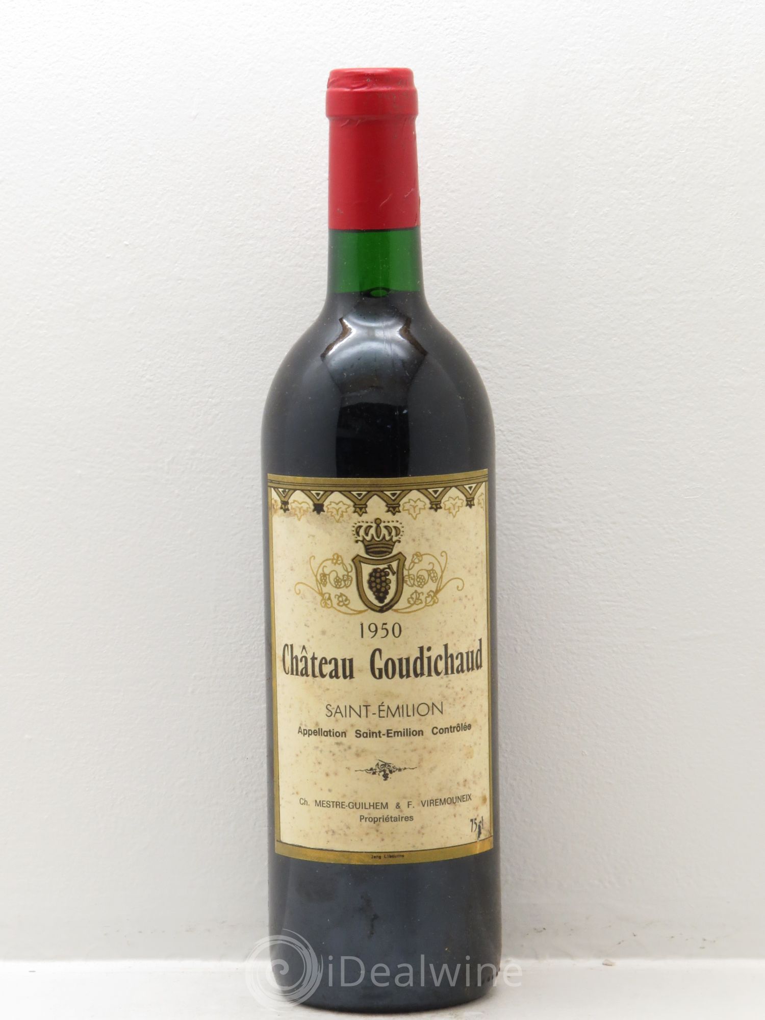 Saint-Émilion Château Goudichaud 1950 - Posten von 1 Flasche - 0