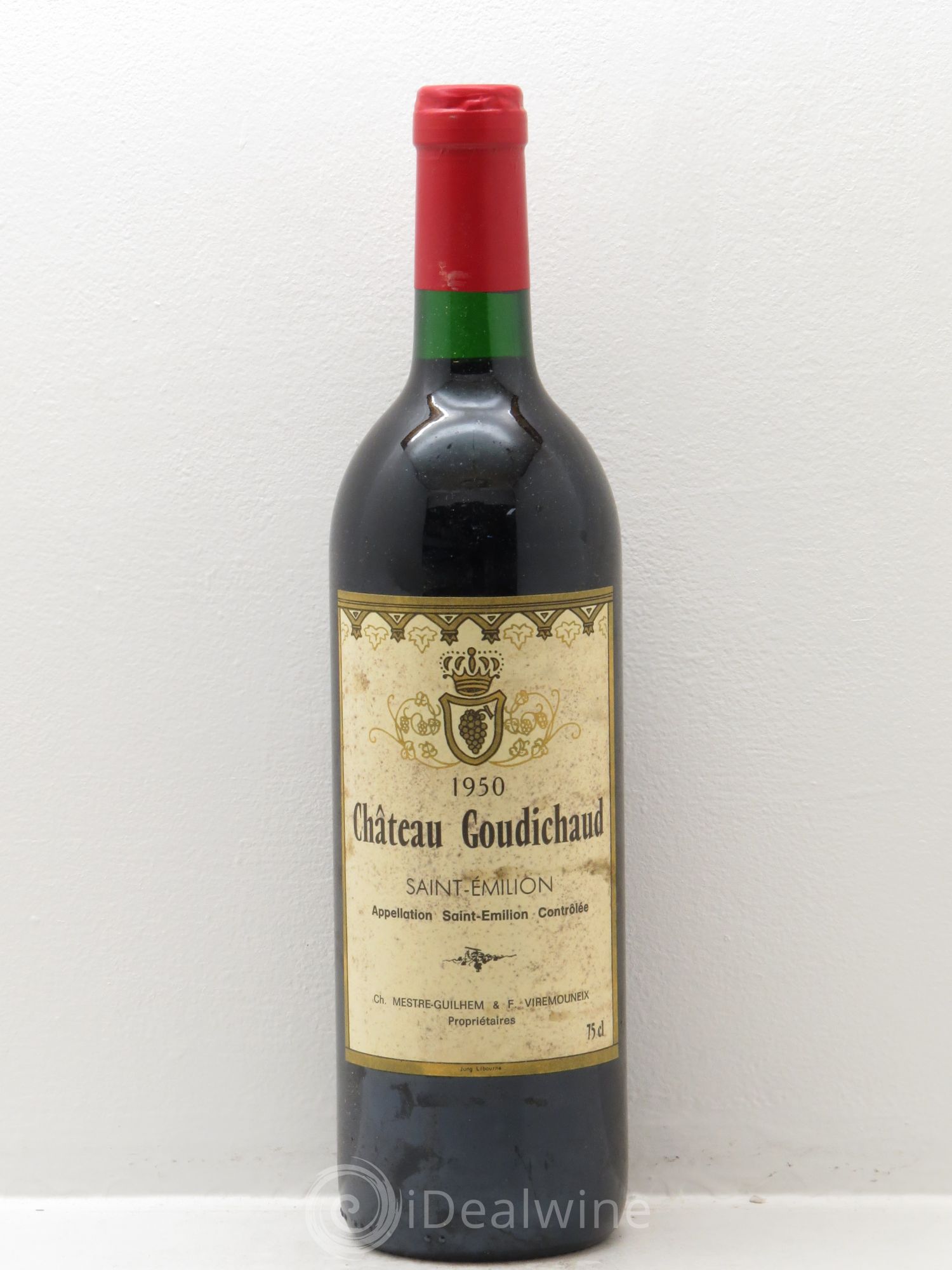 Saint-Émilion Château Goudichaud 1950 - Posten von 1 Flasche - 0