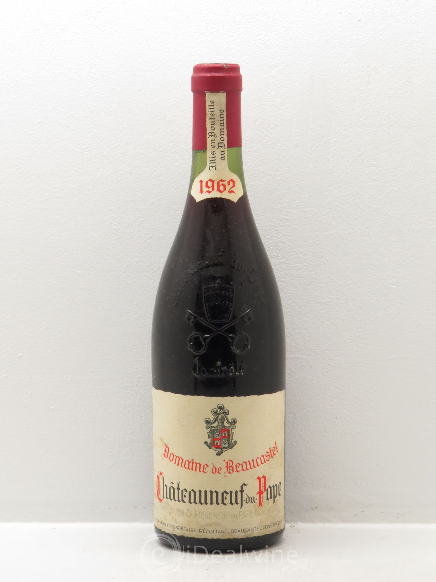 Châteauneuf-du-Pape Château de Beaucastel Famille Perrin 1962 - Lot de 1 bouteille - 0