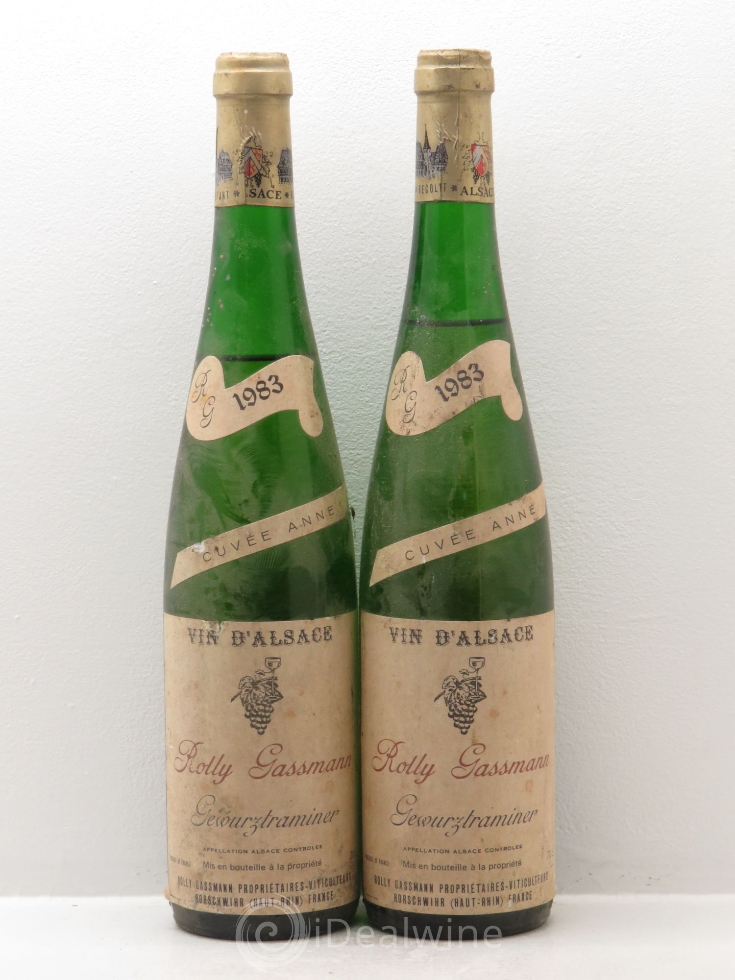 Gewurztraminer Cuvée Anne Rolly - Gassmann 1983 - Lot de 2 bouteilles - 0