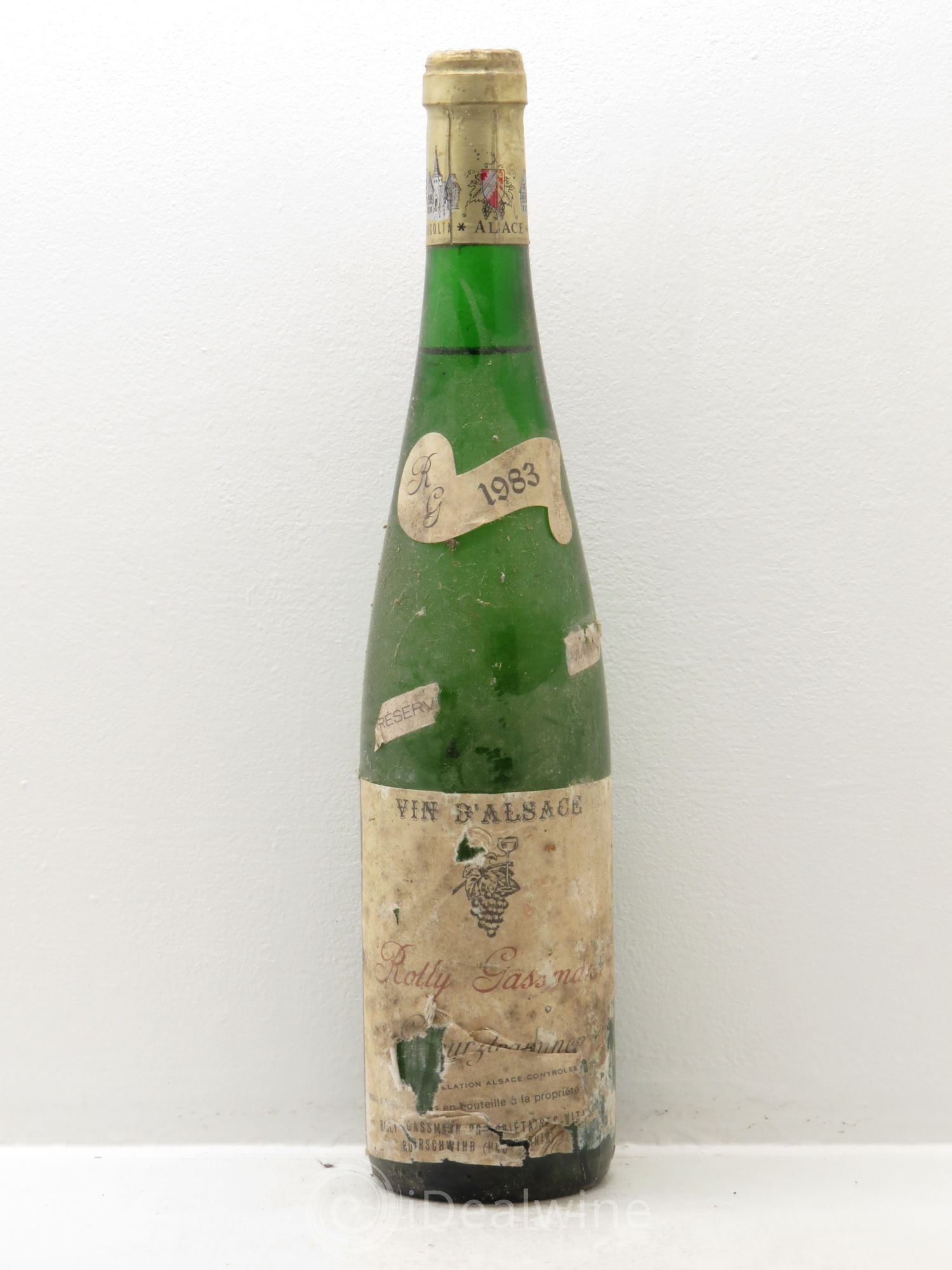 Gewurztraminer Cuvée Anne Rolly - Gassmann 1983 - Lot de 1 bouteille - 0