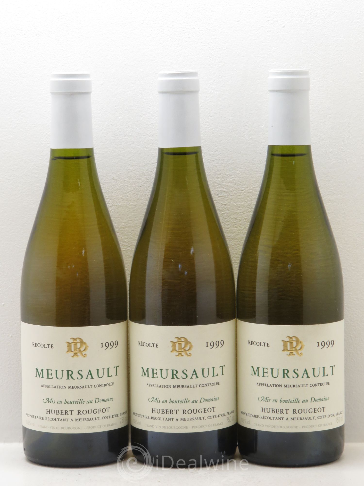 Meursault Hubert Rougeot 1999 - Posten von 3 Flaschen - 0