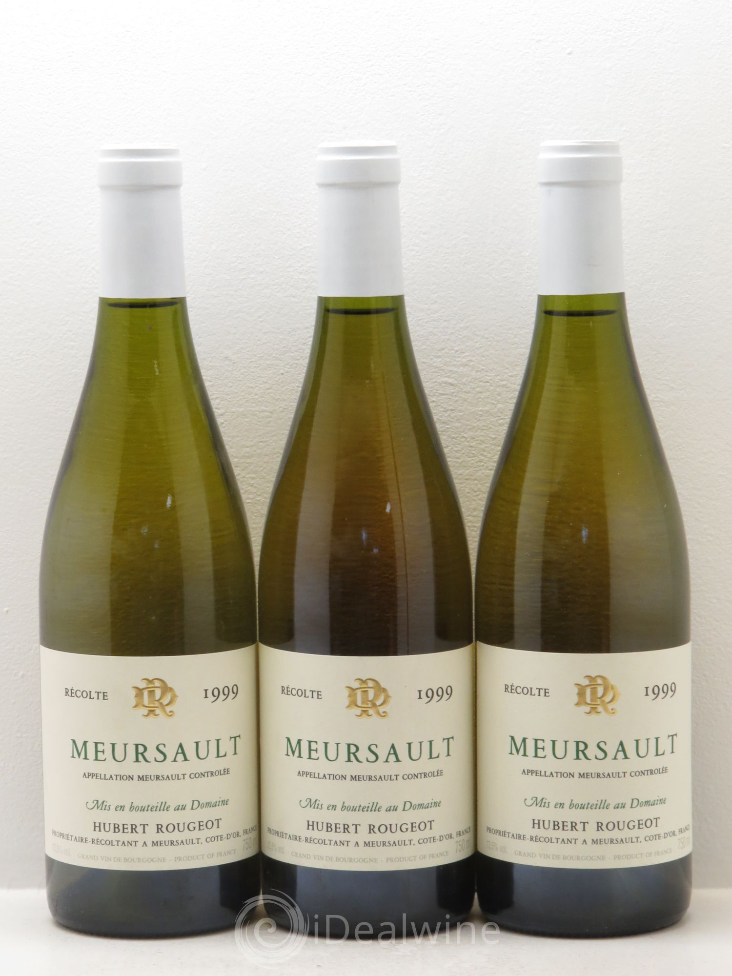 Meursault Hubert Rougeot 1999 - Posten von 3 Flaschen - 0