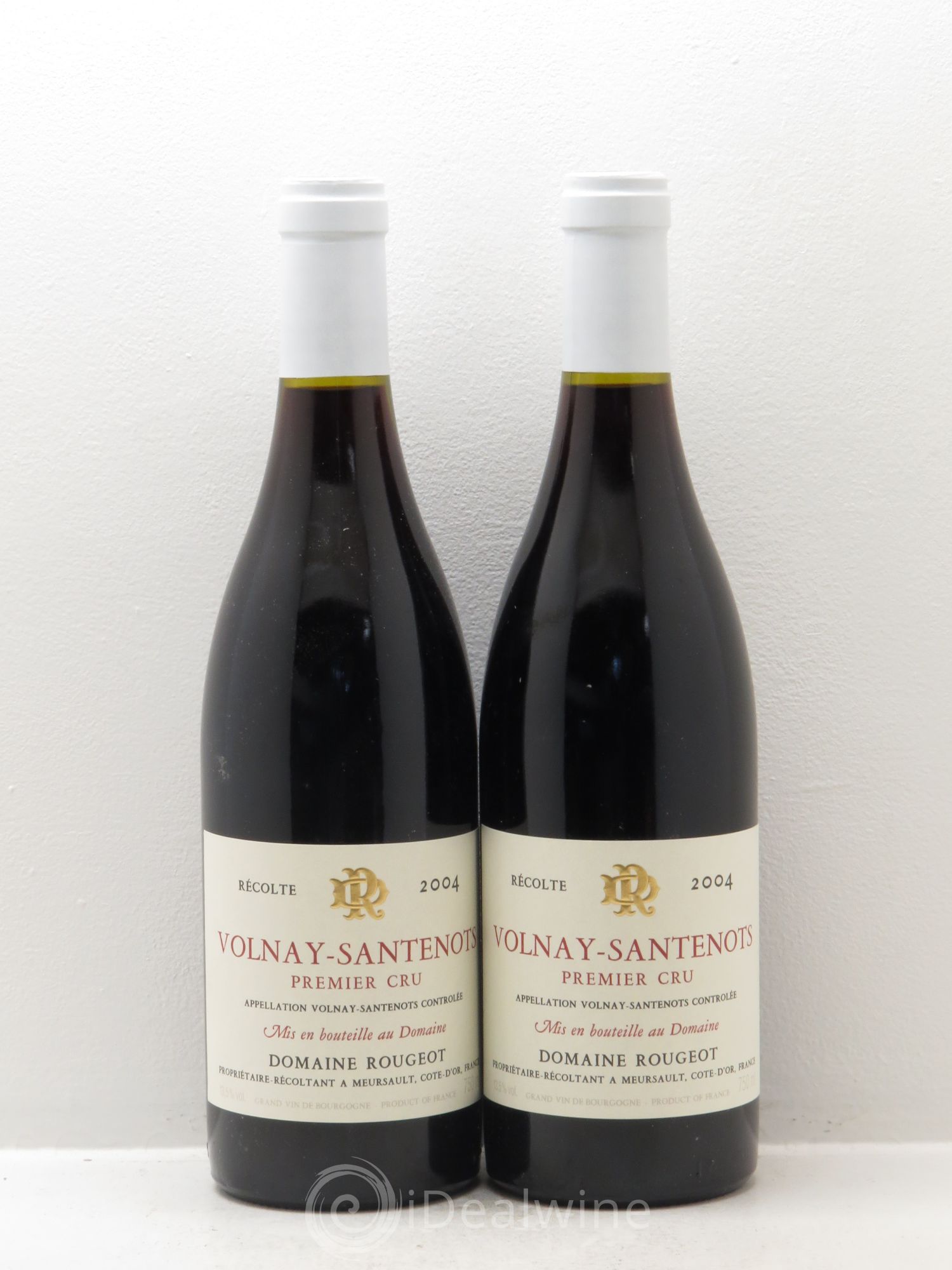 Volnay 1er Cru Domaine Rougeot 2004 - Lot de 2 bouteilles - 0
