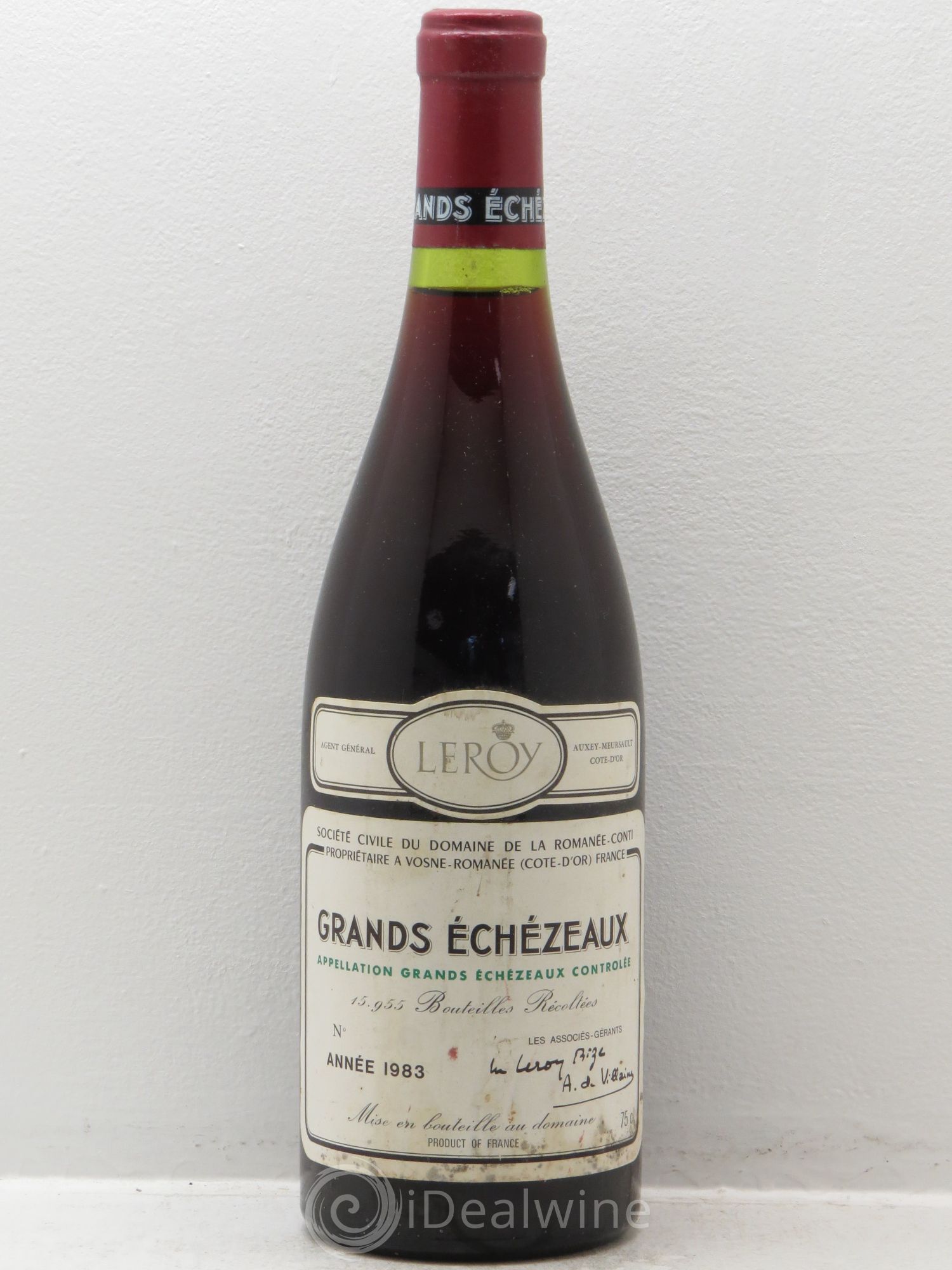 Grands-Echezeaux Grand Cru Domaine de la Romanée-Conti 1983 - Lot de 1 bouteille - 0