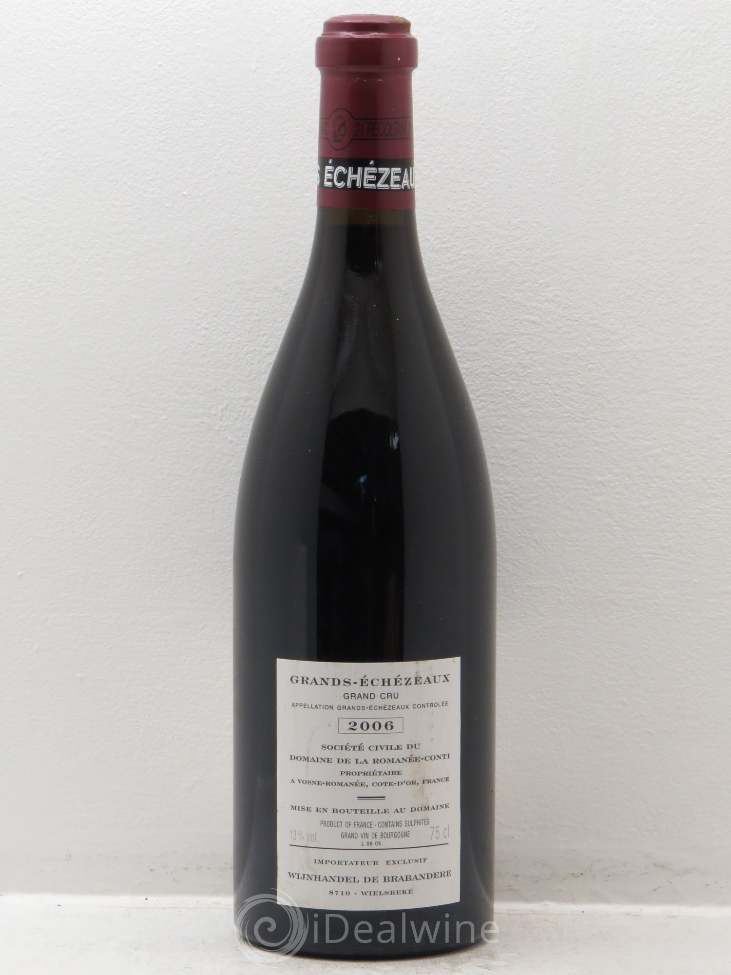 Grands-Echezeaux Grand Cru Domaine de la Romanée-Conti 2006 - Lot de 1 bouteille - 1