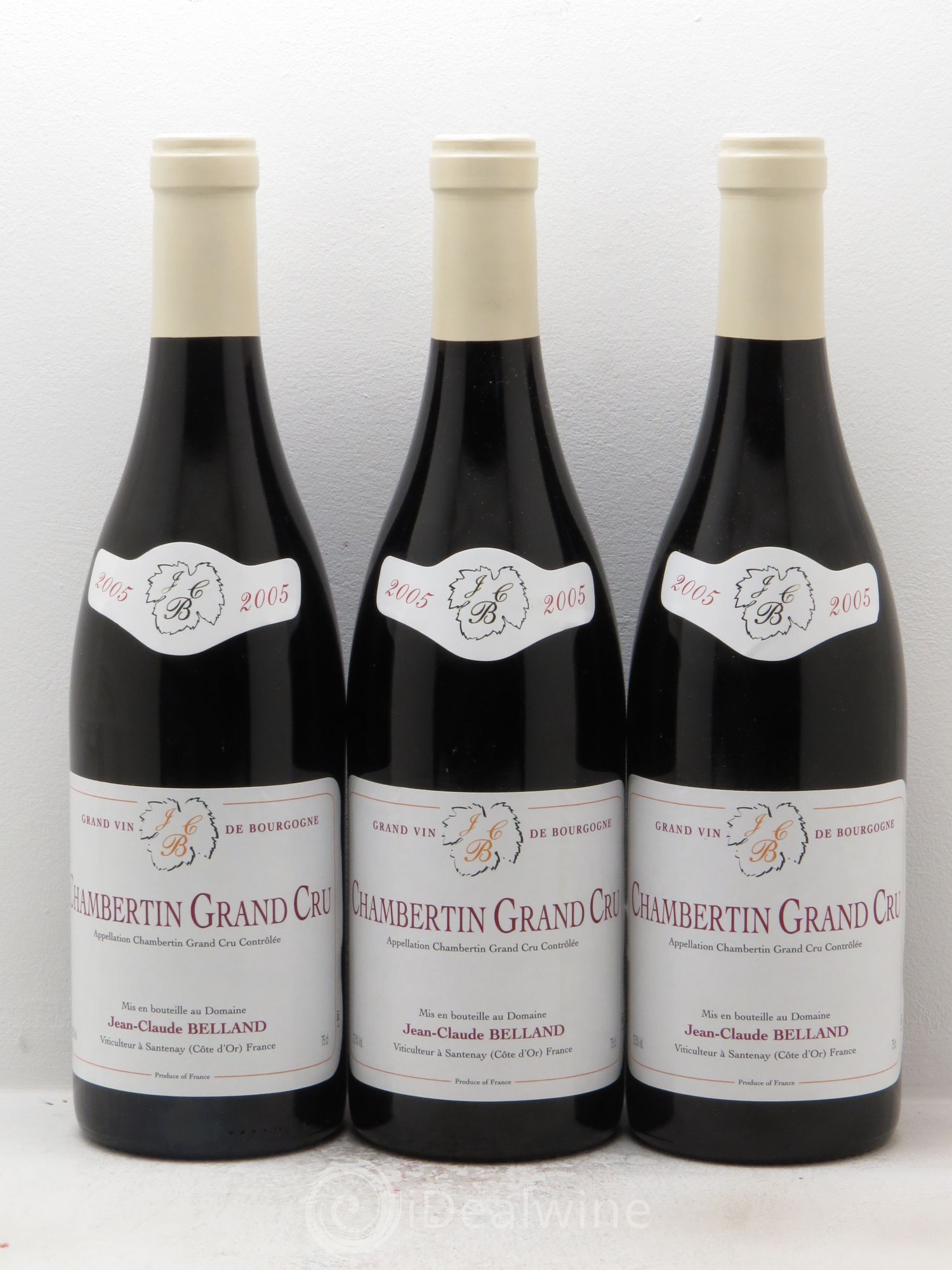 Chambertin Grand Cru Jean-Claude Belland 2005 - Posten von 3 Flaschen - 0