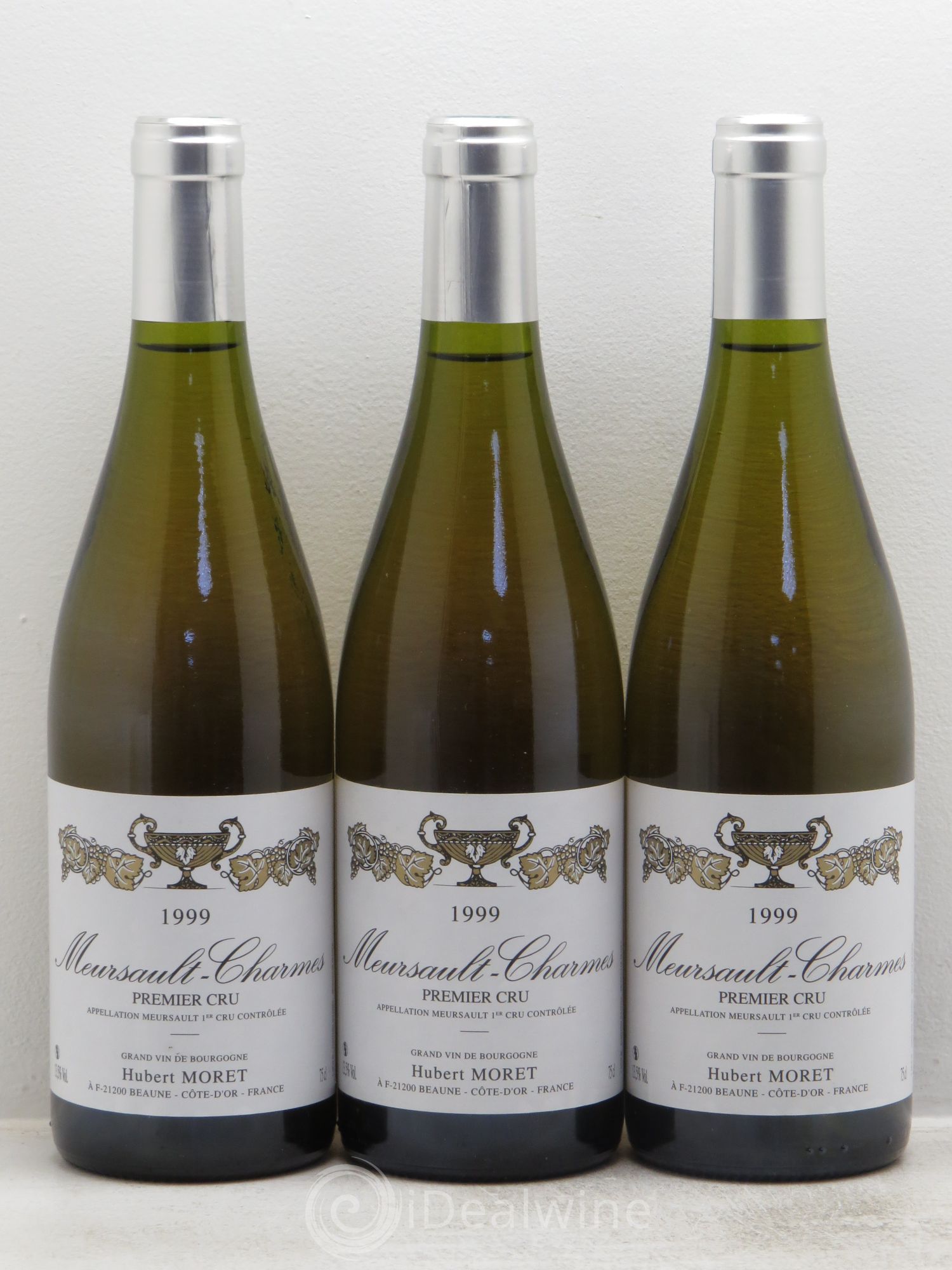 Meursault 1er Cru Domaine Hubert Moret 1999 - Posten von 3 Flaschen - 0