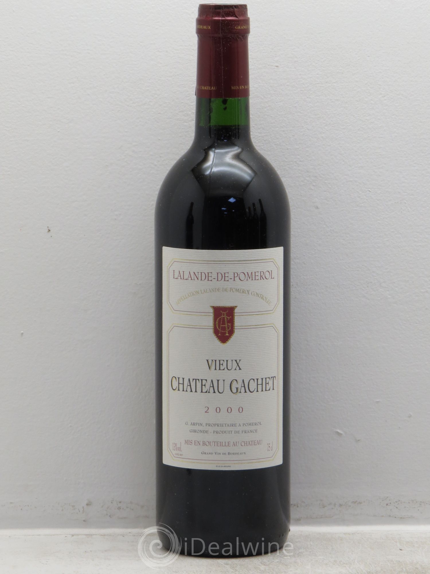 Bordeaux Vieux Château Gachet Lalande de pomerol 2000 - Posten von 6 Flaschen - 0