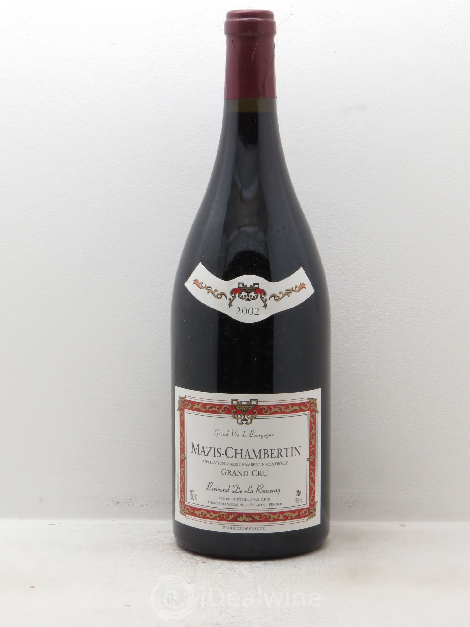 Mazis-Chambertin Grand Cru Bertrand de la Ronseray 2002 - Lot de 1 magnum - 0
