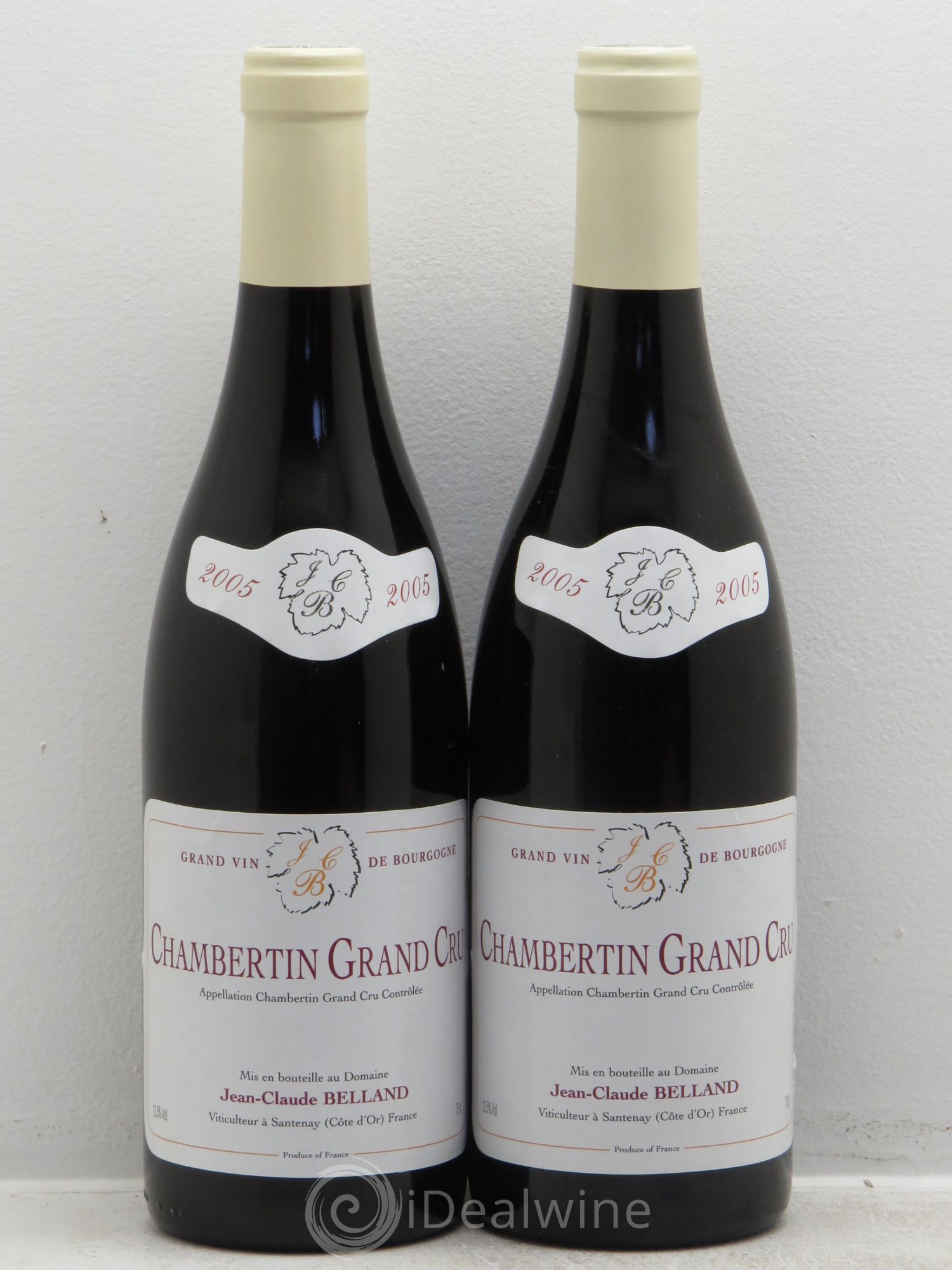 Chambertin Grand Cru Belland 2005 - Lot de 2 bouteilles - 0