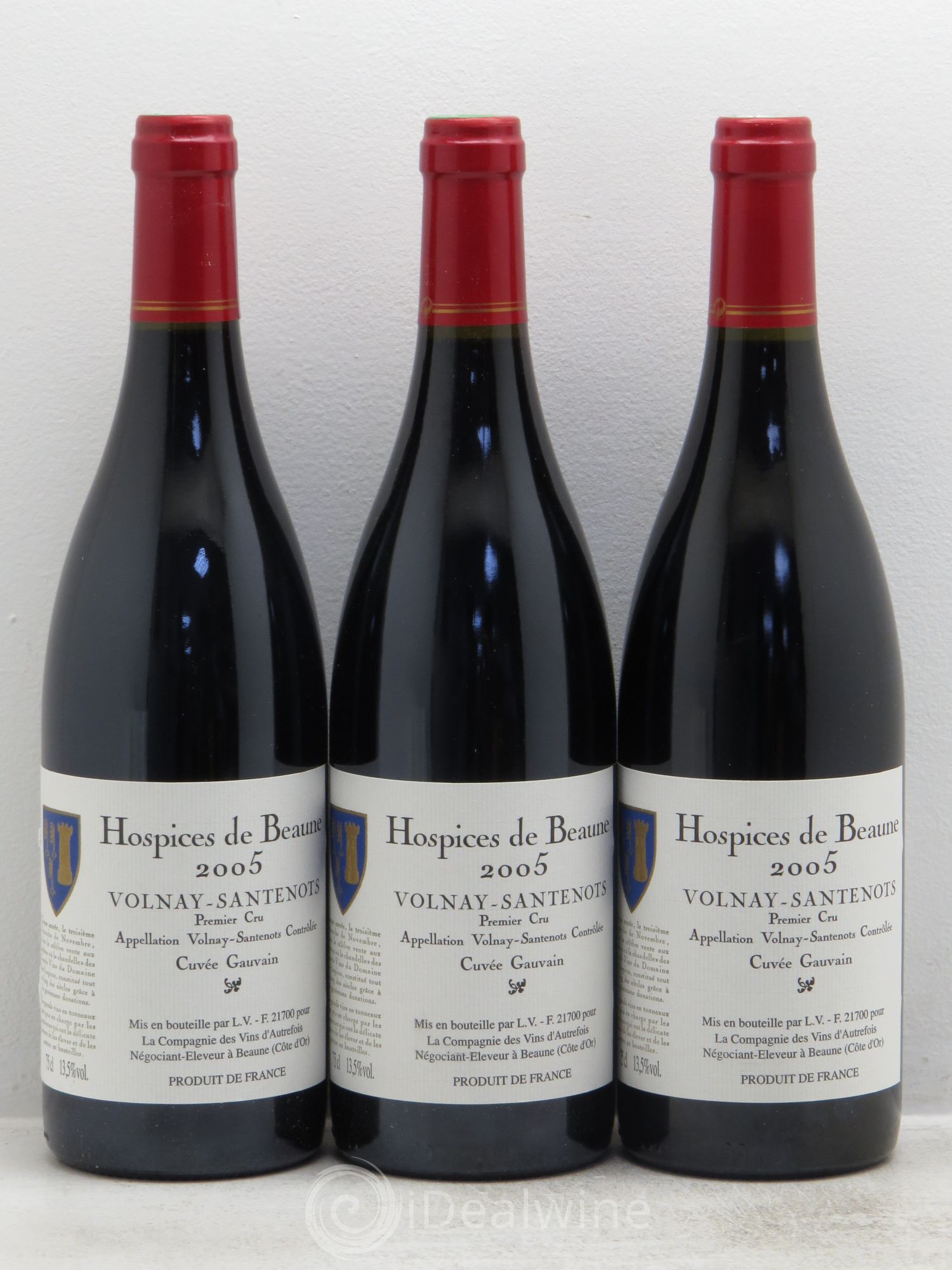 Volnay 1er Cru Cuvée Gauvin 2005 - Posten von 3 Flaschen - 0