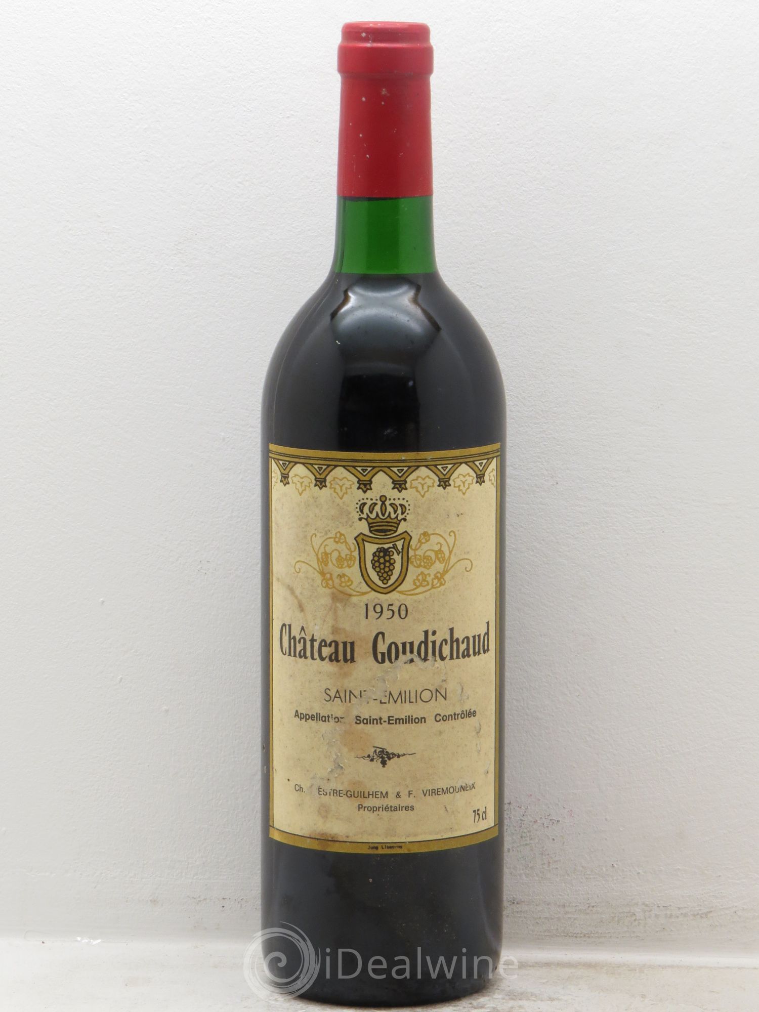 Saint-Émilion Château Goudichaud 1950 - Posten von 1 Flasche - 0