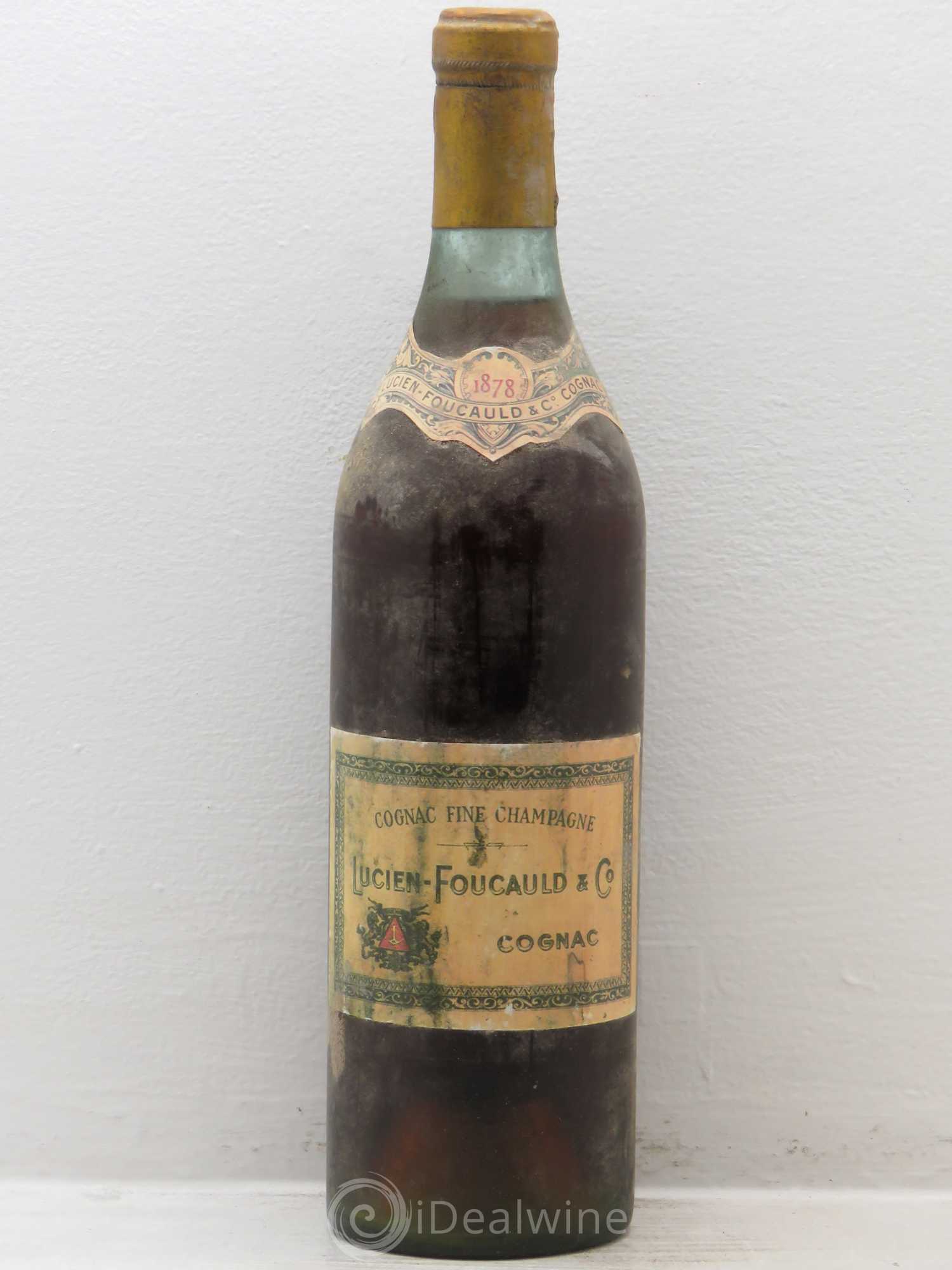 Cognac Grande Fine Champagne Lucien Foucauld 1878 - Posten von 1 Flasche - 0