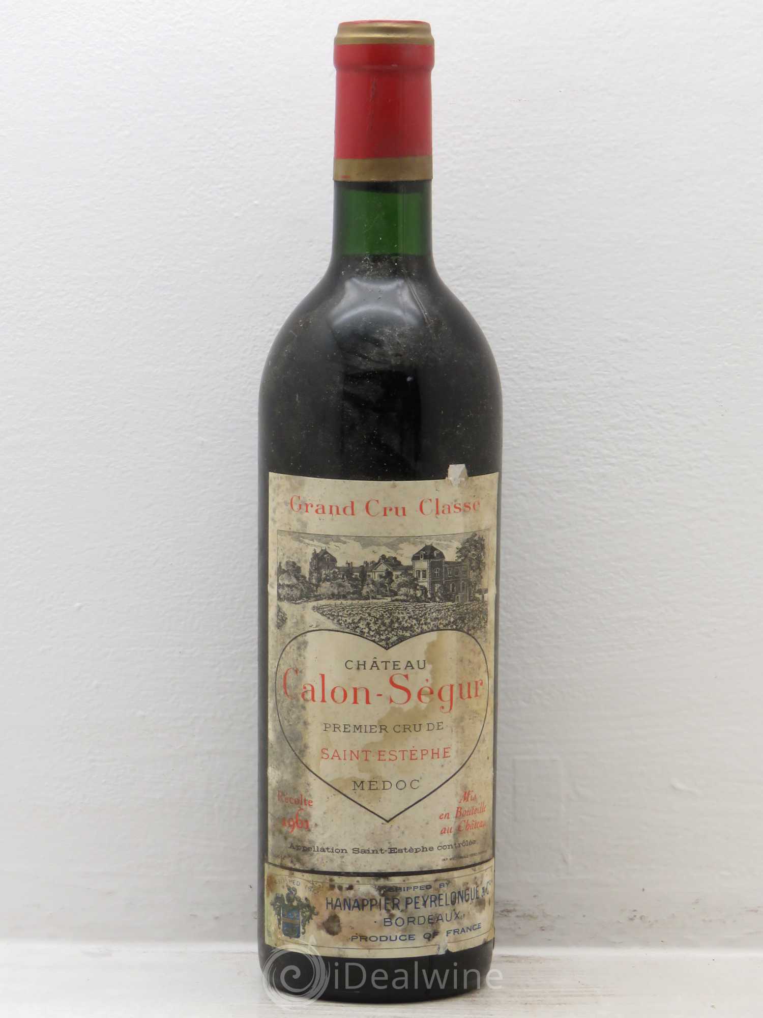Château Calon Ségur 3ème Grand Cru Classé 1961 - Lot de 1 bouteille - 0