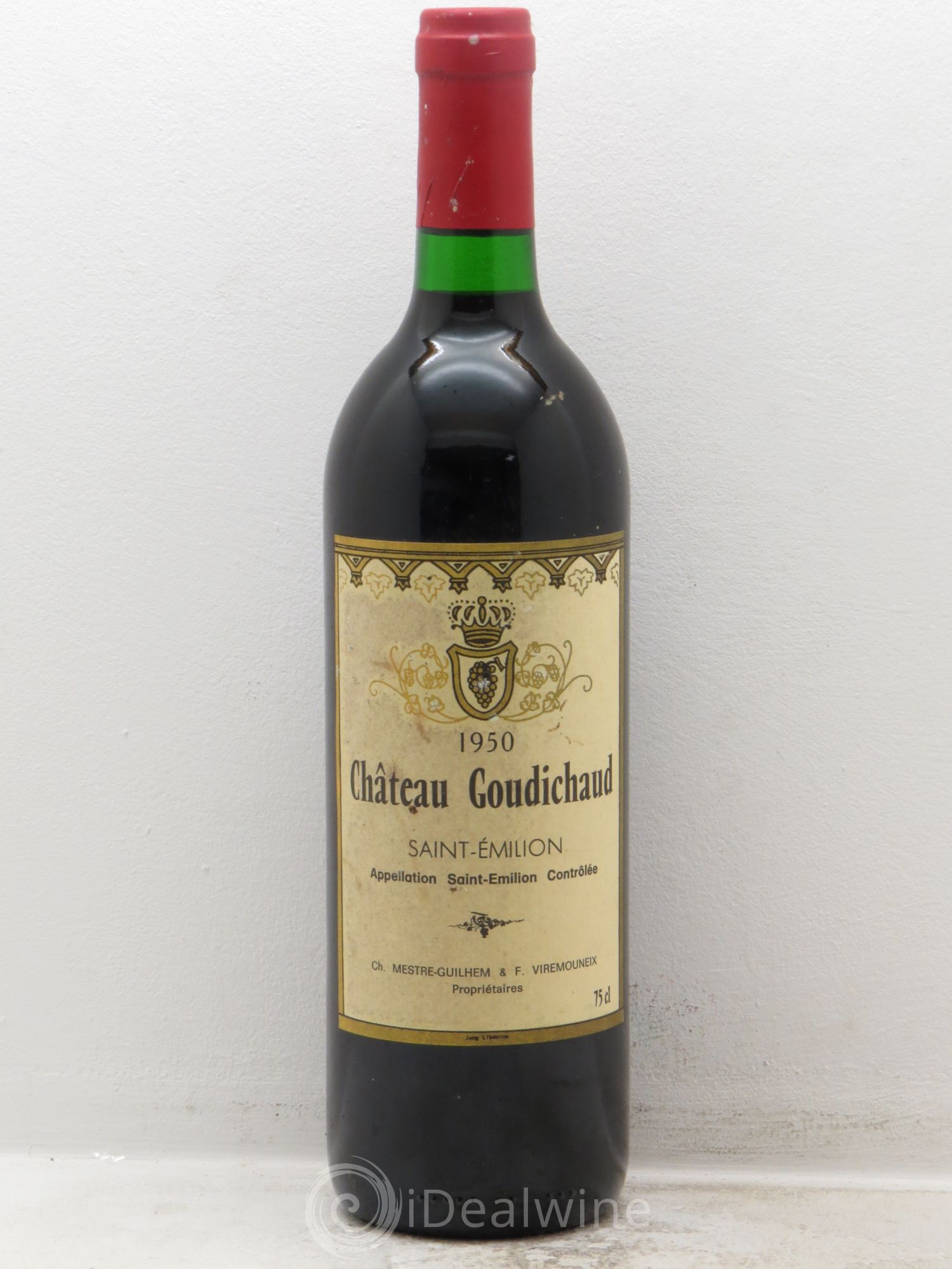 Saint-Émilion Château Goudichaud 1950 - Posten von 1 Flasche - 0