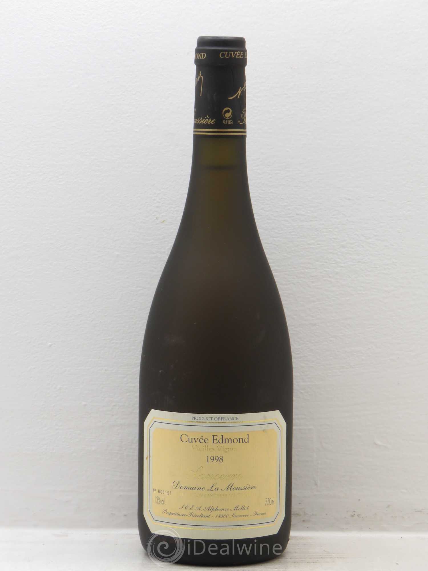 Sancerre Cuvée Edmond Alphonse Mellot 1998 - Posten von 1 Flasche - 0