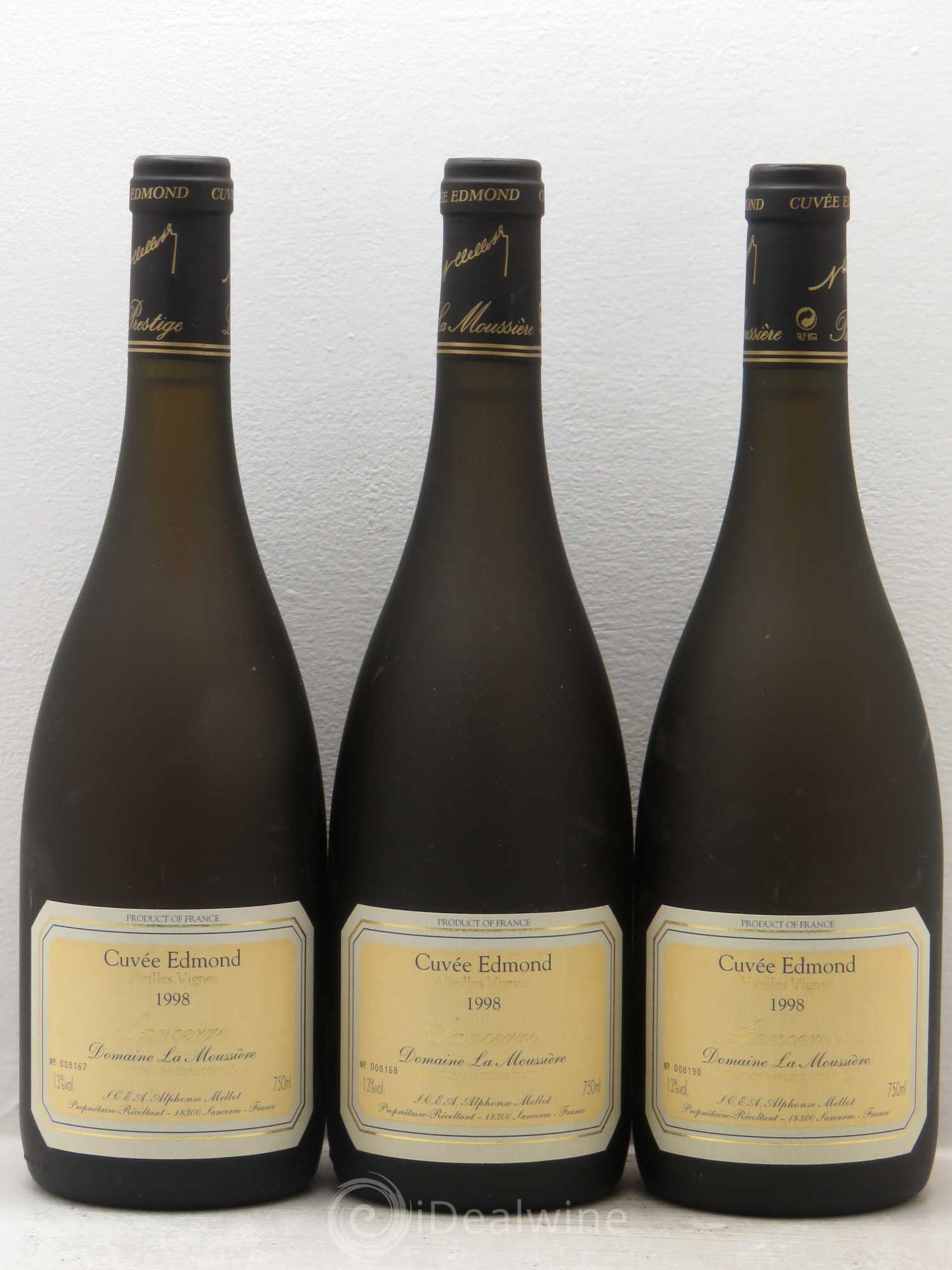 Sancerre Cuvée Edmond Alphonse Mellot 1998 - Posten von 3 Flaschen - 0
