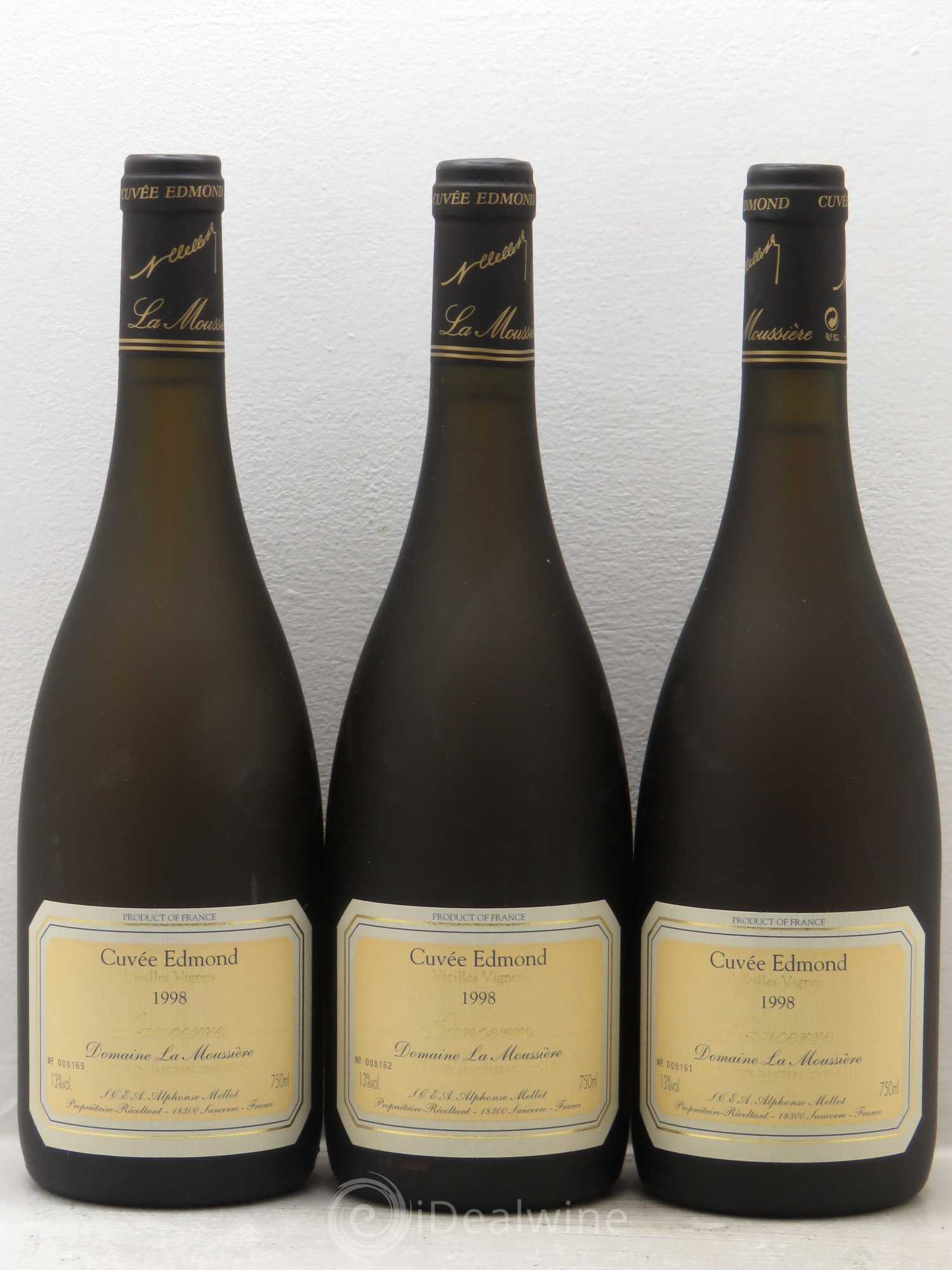 Sancerre Cuvée Edmond Alphonse Mellot 1998 - Posten von 3 Flaschen - 0
