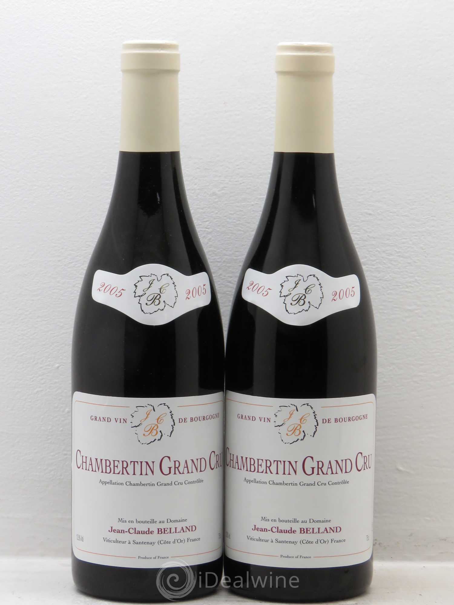 Chambertin Grand Cru Domaine Belland 2005 - Posten von 2 Flaschen - 0