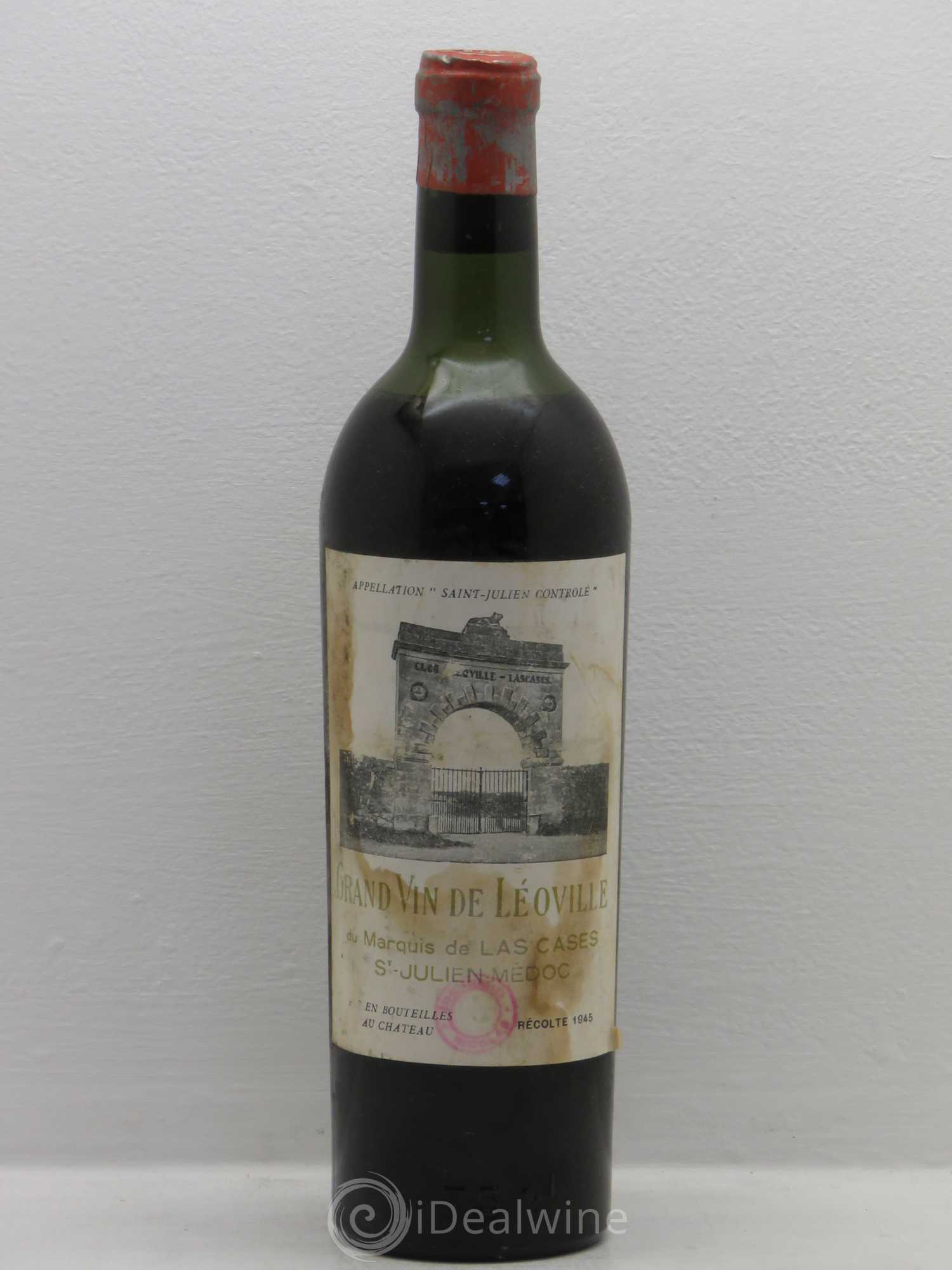Château Léoville Las Cases 2ème Grand Cru Classé 1945 - Lot de 1 bouteille - 0