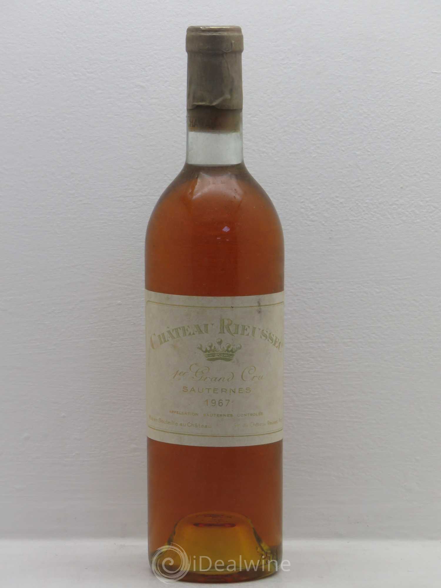 Château Rieussec 1er Grand Cru Classé 1967 - Posten von 1 Flasche - 0
