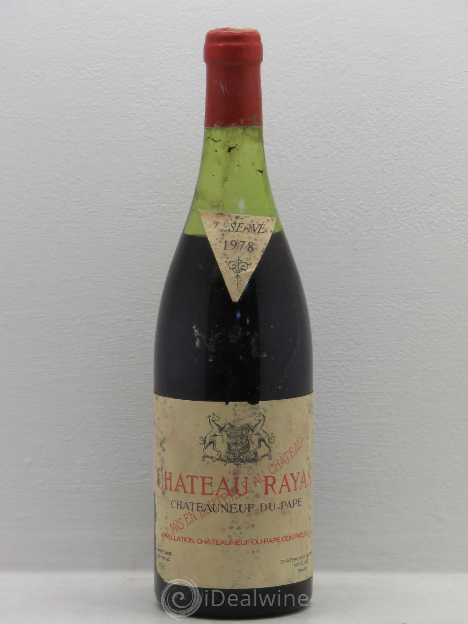 Châteauneuf-du-Pape Château Rayas Emmanuel Reynaud 1978 - Lot de 1 bouteille - 0