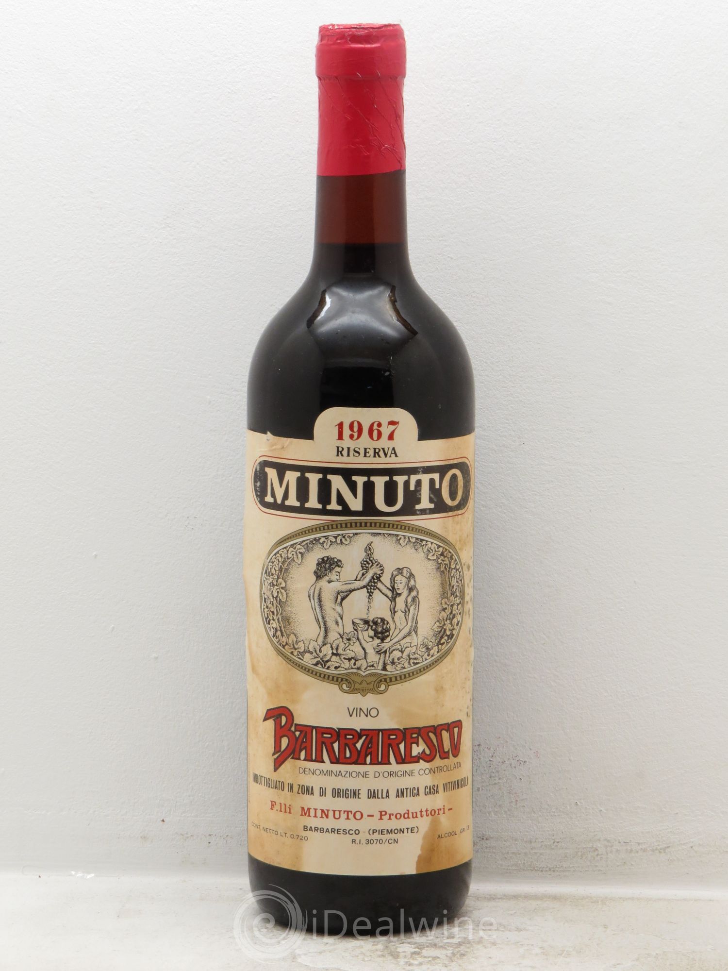 Barbaresco DOCG Minuto Reserve 1967 - Lot de 1 bouteille - 0